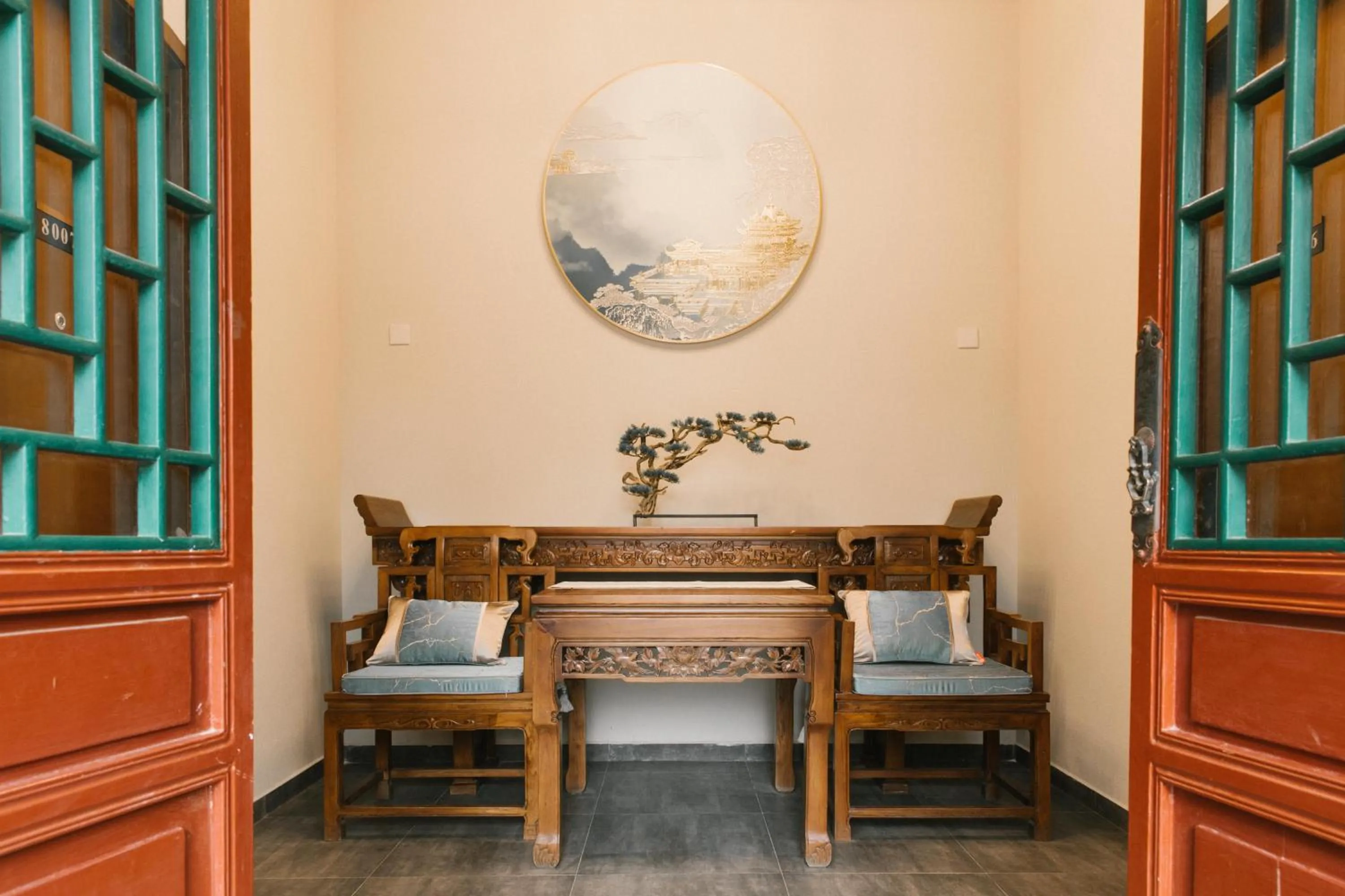 Living room in Guipu Beihai Courtyard Hotel Beijing