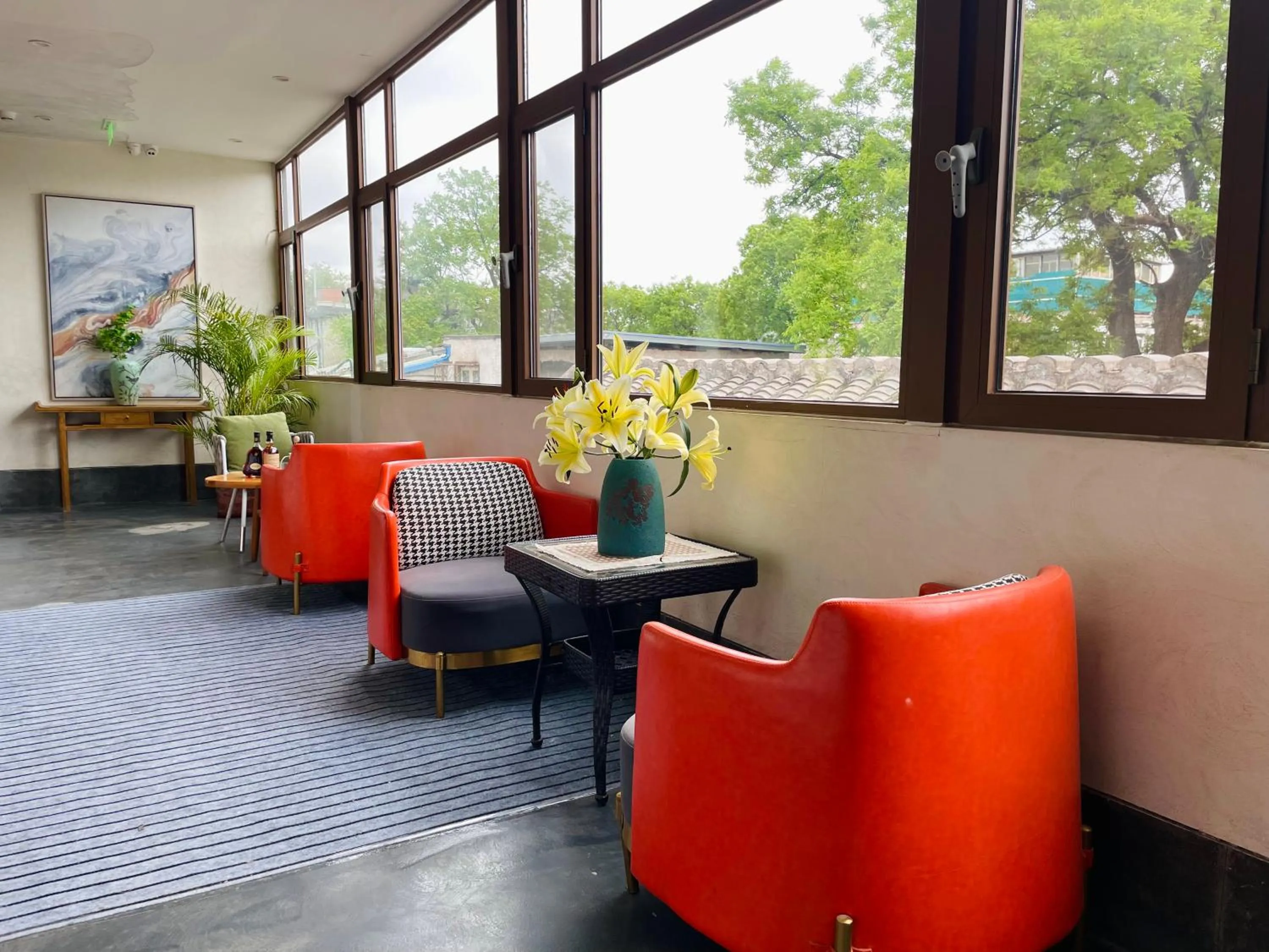 Seating area in Guipu Beihai Courtyard Hotel Beijing