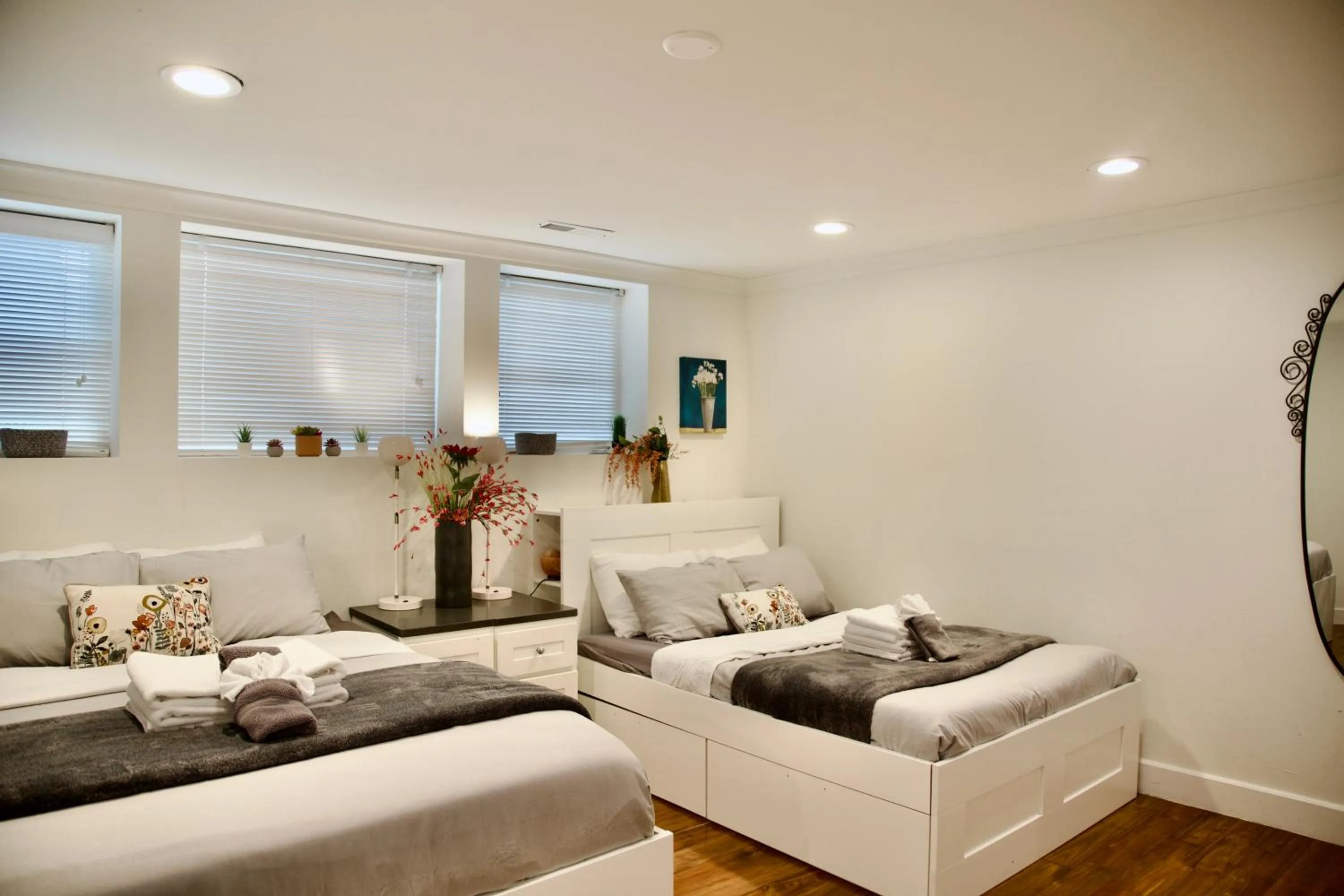 Bed in Scenic Lake View Home