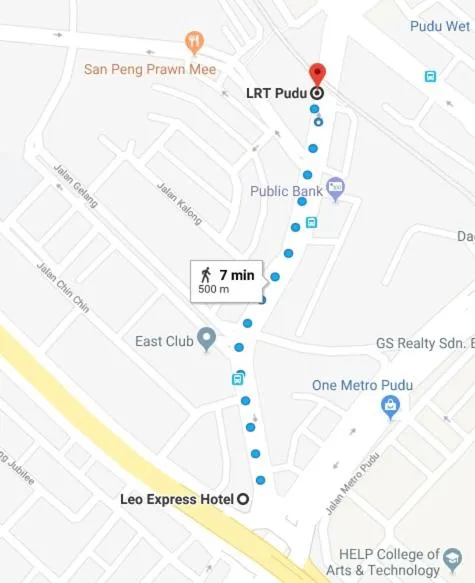 Nearby landmark in LEO Express Hotel