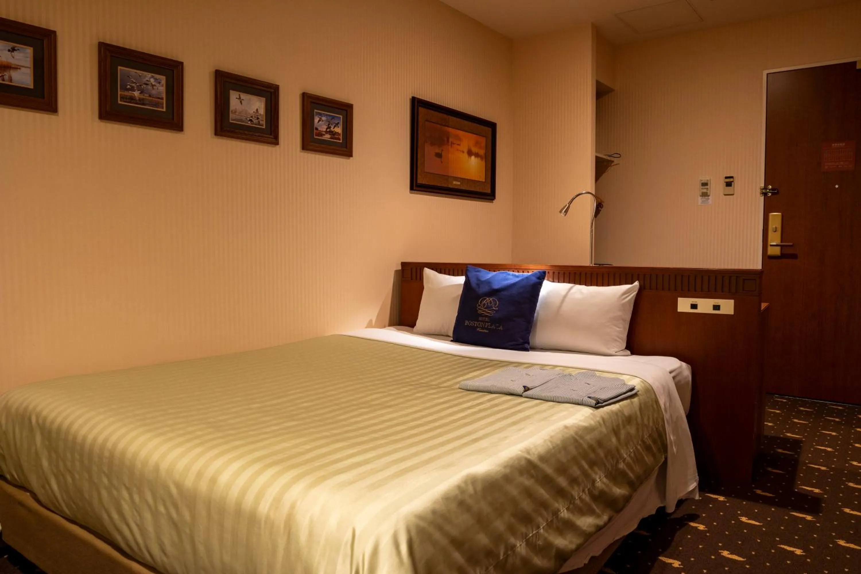 Bed in Hotel Boston Plaza Kusatsu