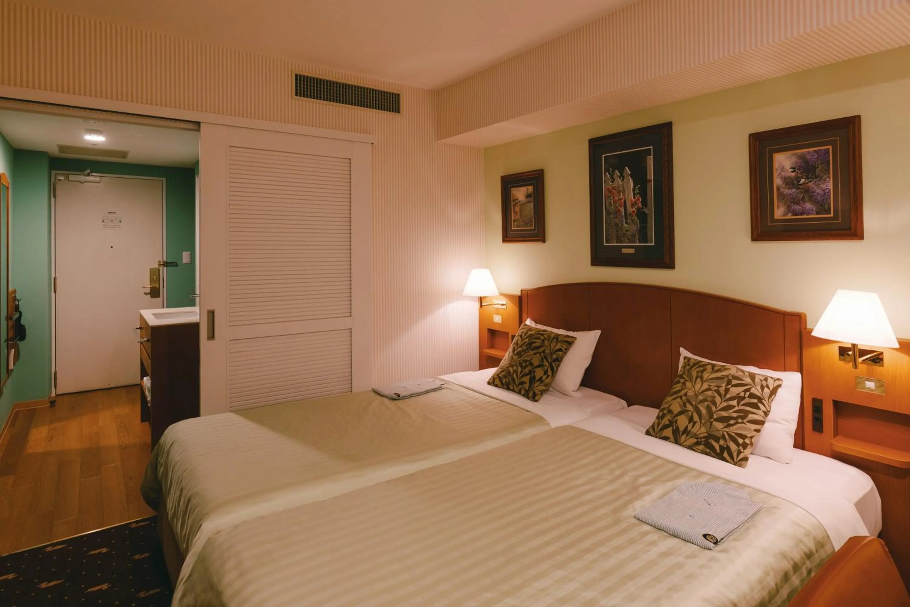 Bed in Hotel Boston Plaza Kusatsu