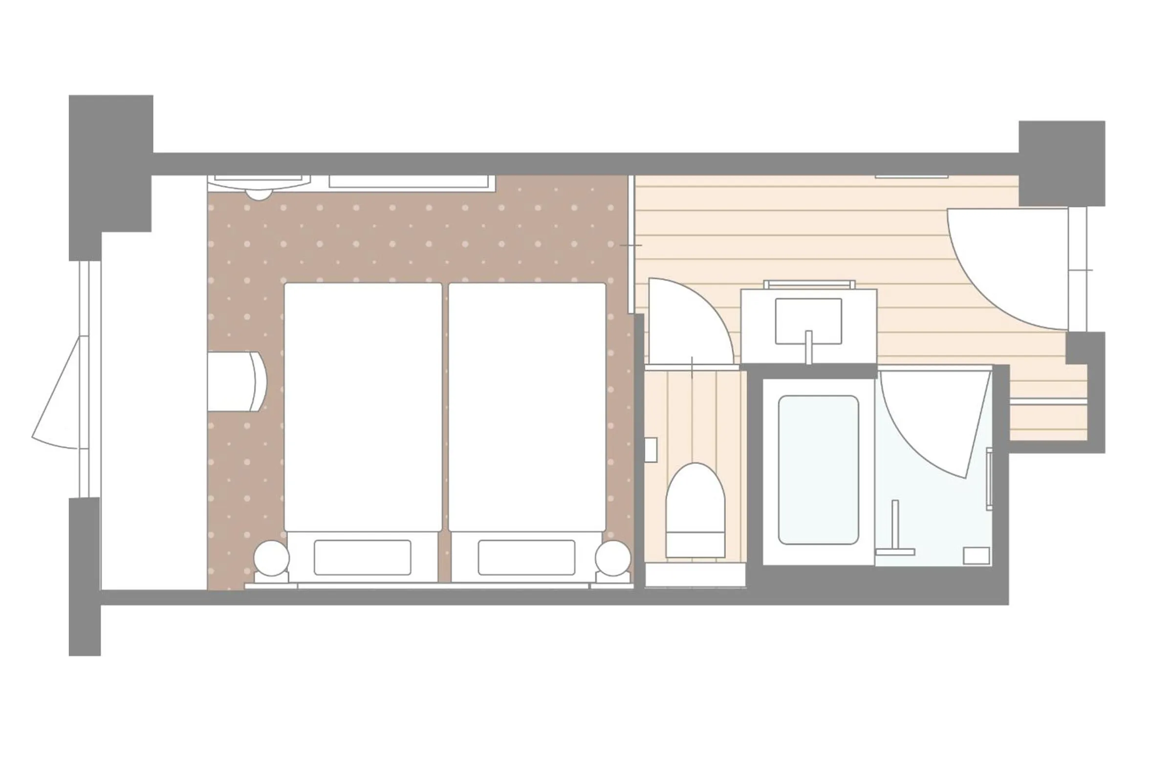 Floor plan in Hotel Boston Plaza Kusatsu