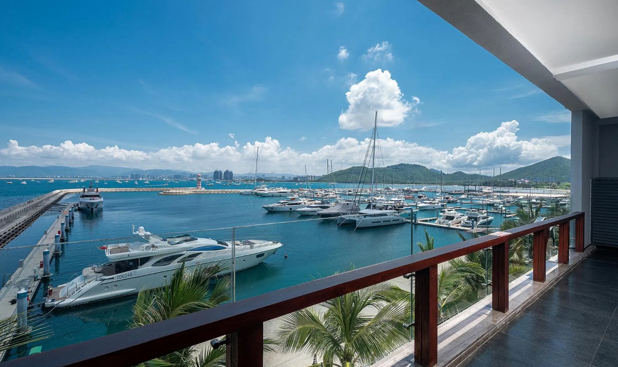 Balcony/Terrace in Sanya Serenity Coast Marina Hotel