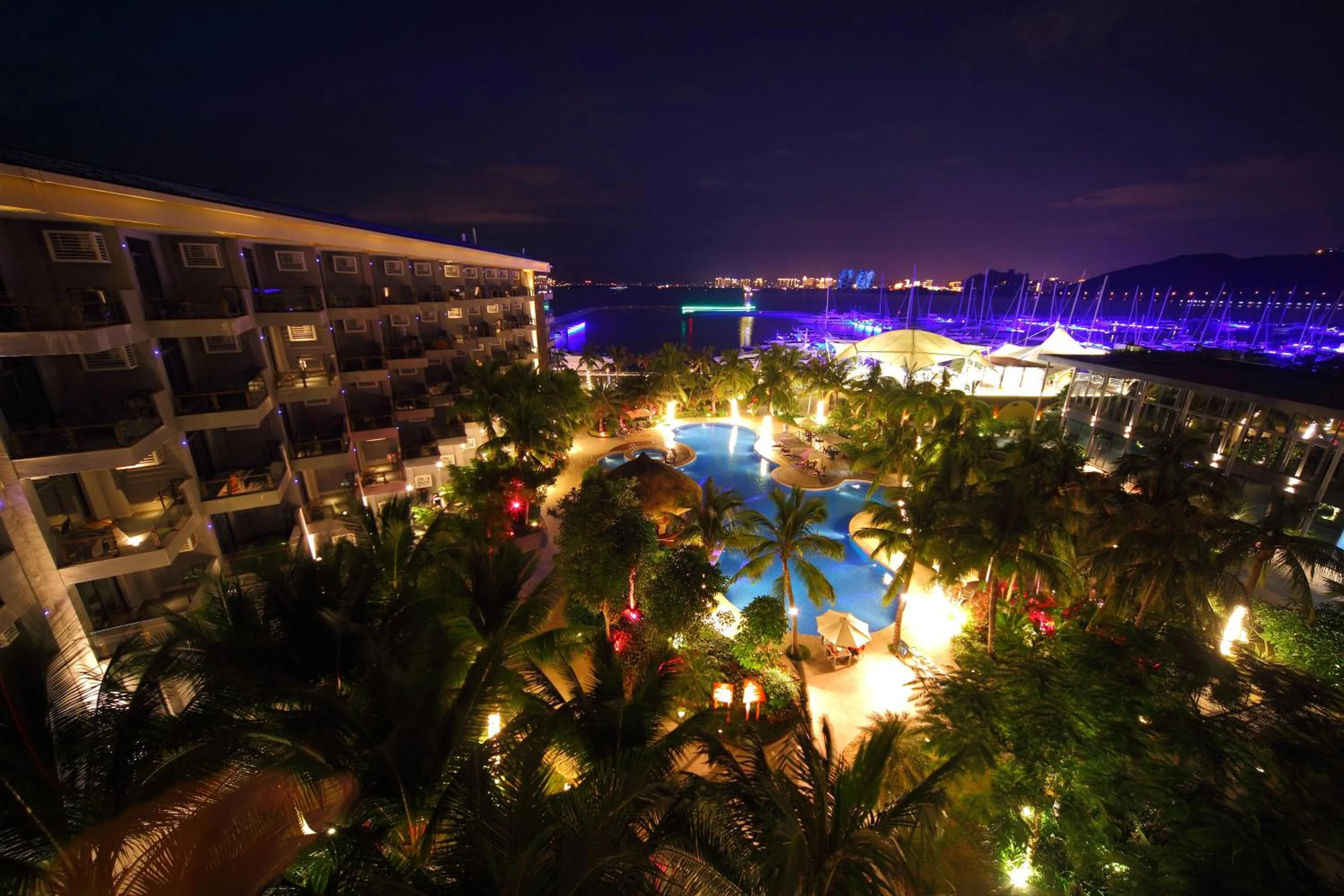 Bird's eye view in Sanya Serenity Coast Marina Hotel