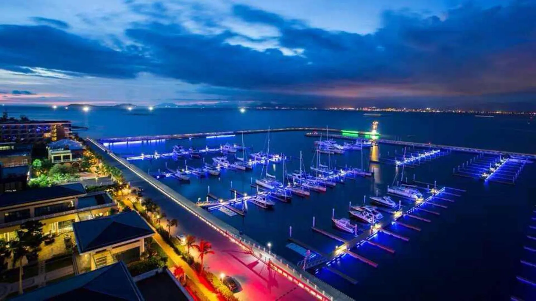 Bird's eye view in Sanya Serenity Coast Marina Hotel