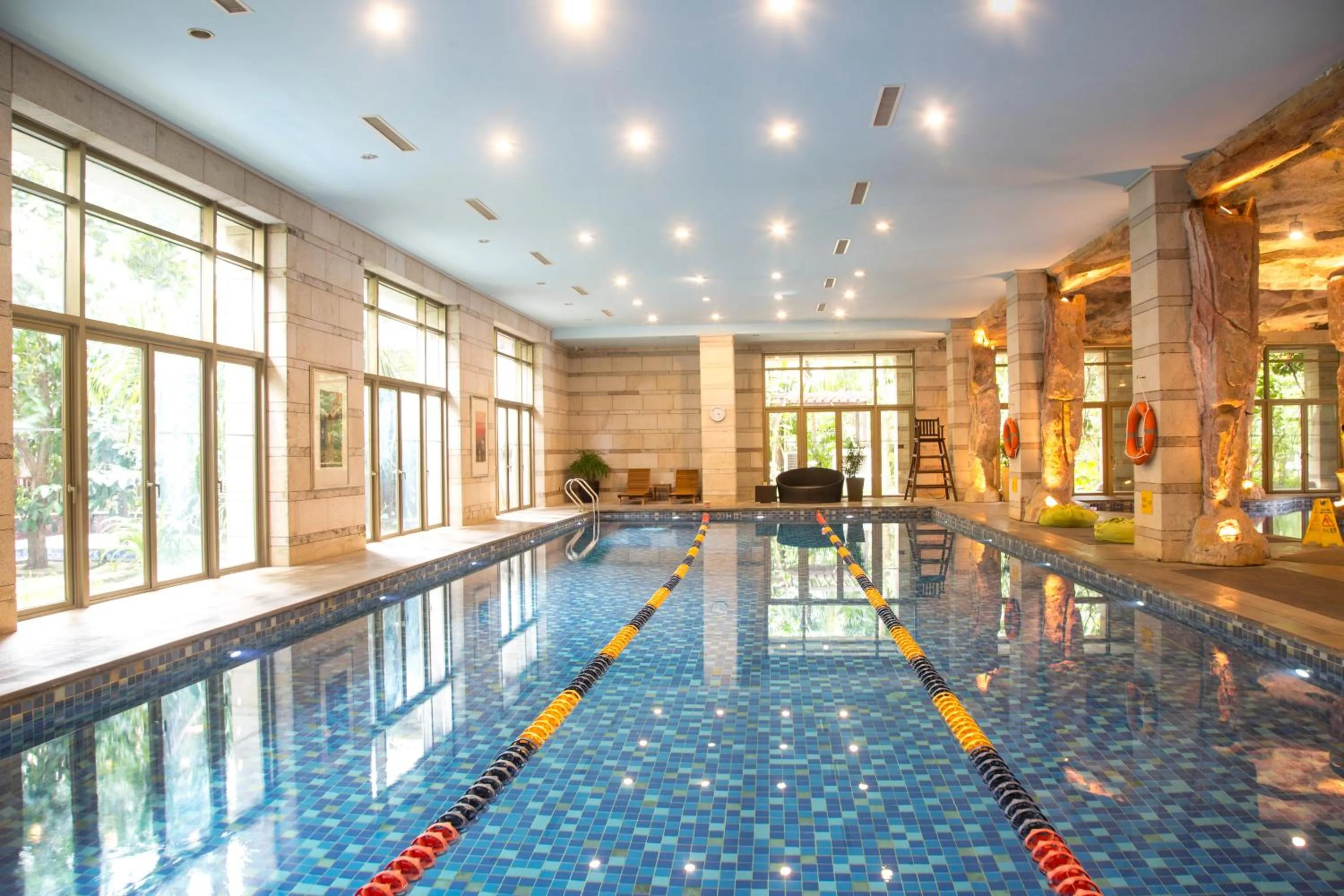 Swimming pool in Mission Hills Resort Haikou