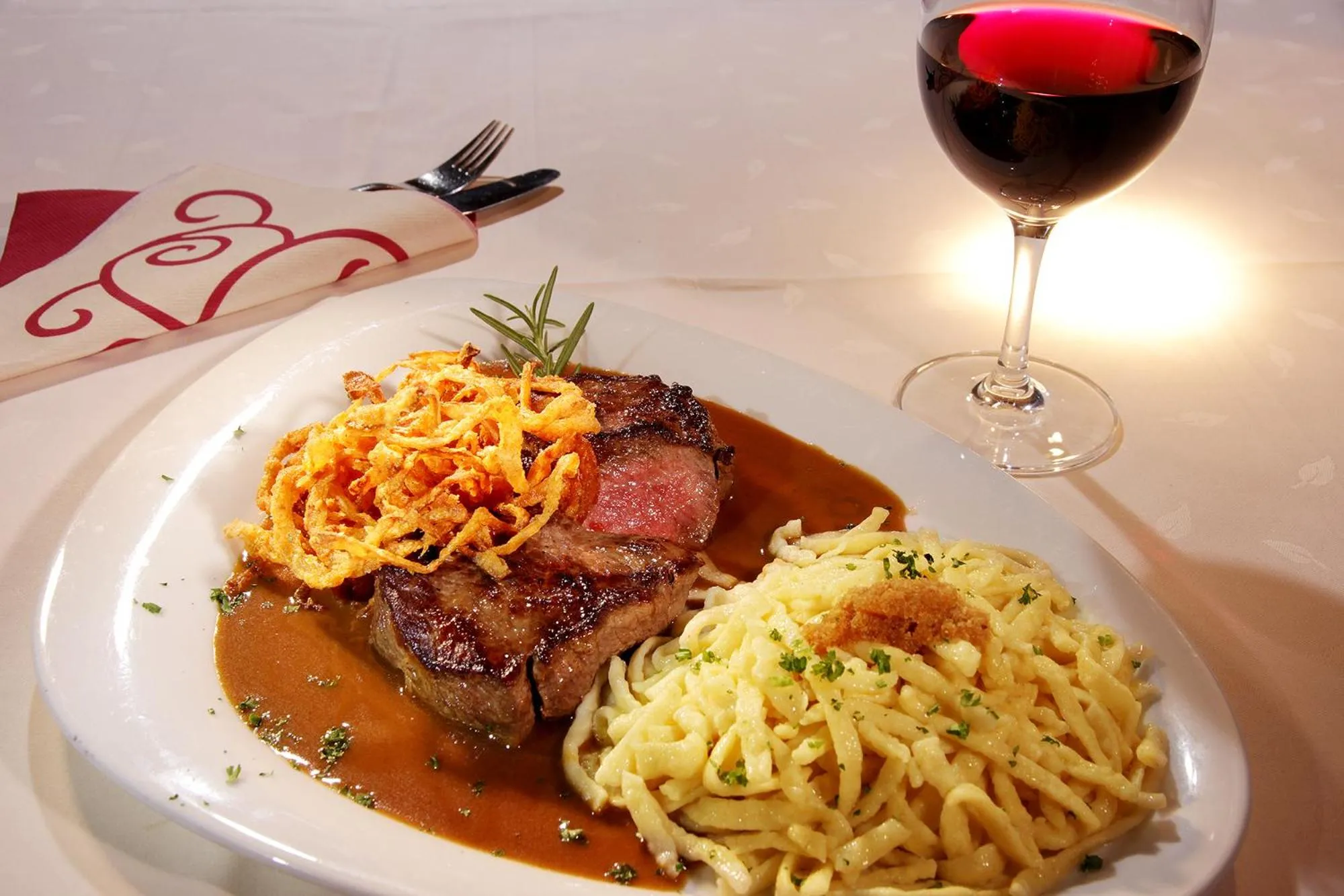 Dinner in Hotel Restaurant Reichsadler