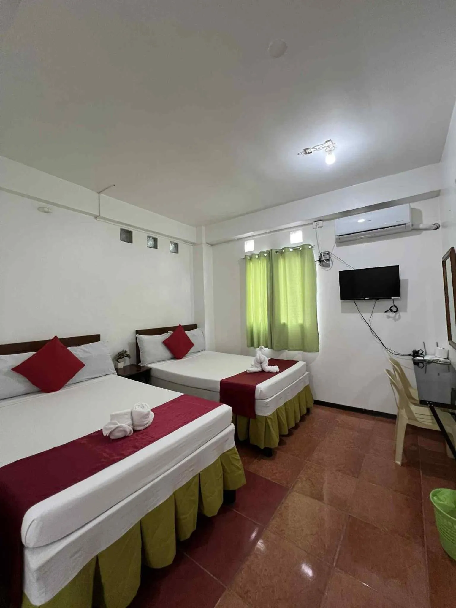 Bed in Axis Pension Hotel