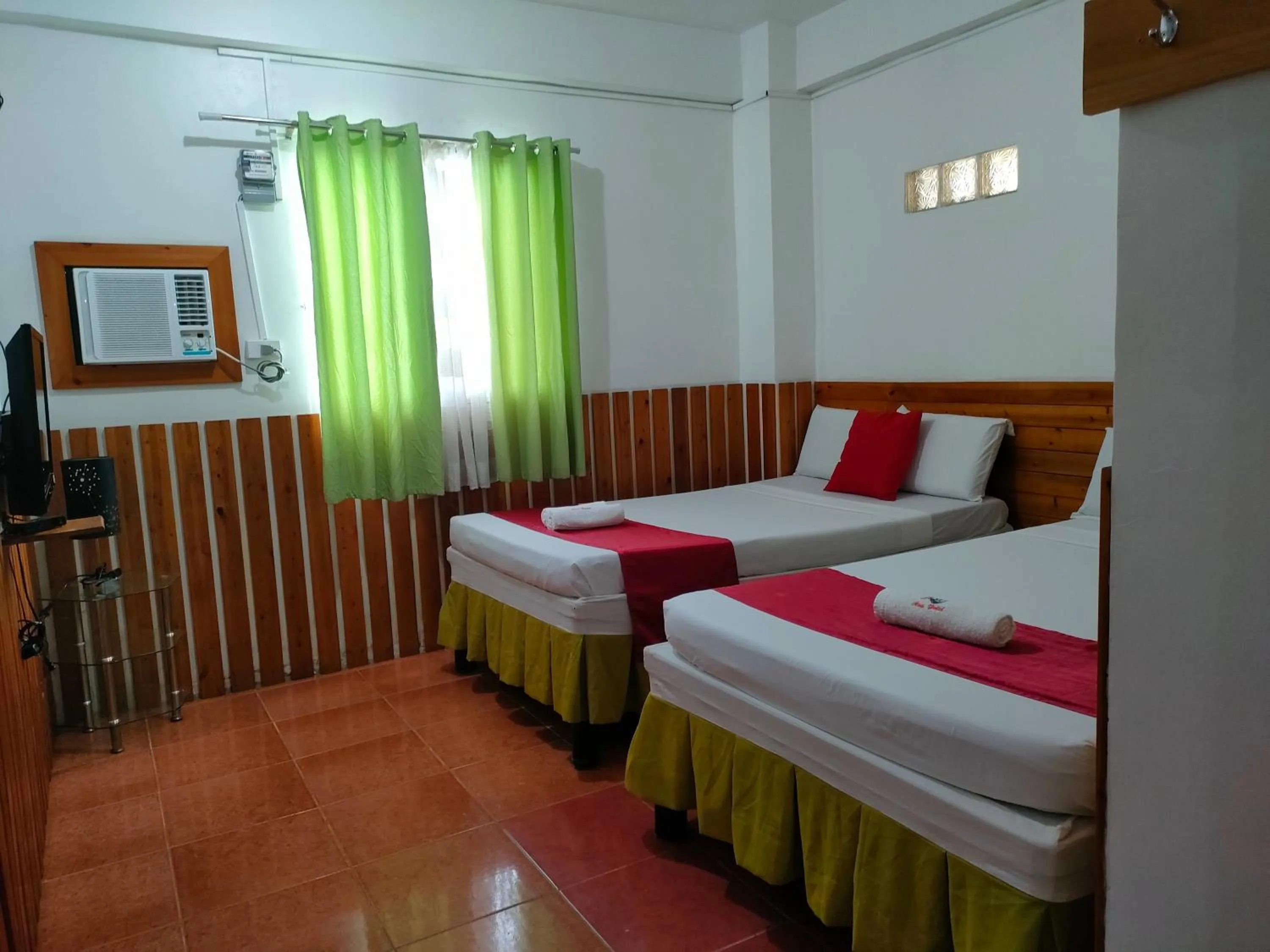 Bed in Axis Pension Hotel