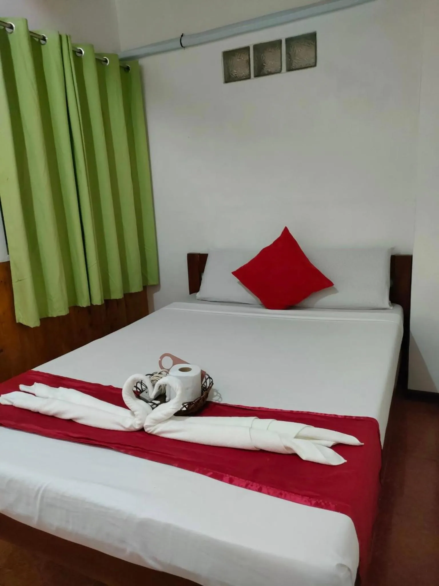 Bed in Axis Pension Hotel