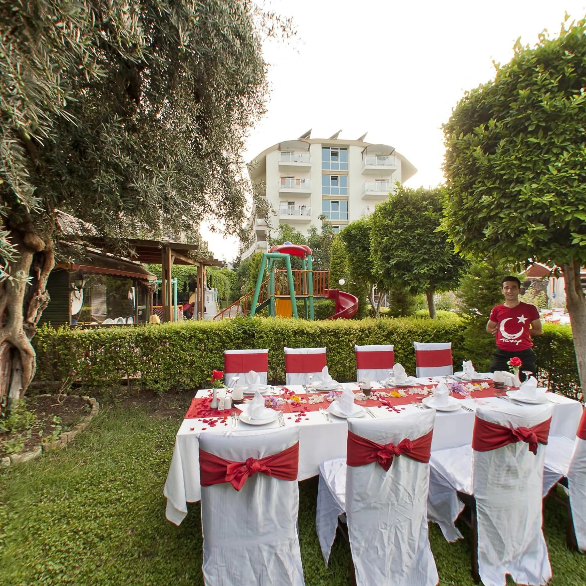 Garden view in Lims Bona Dea Beach Hotel