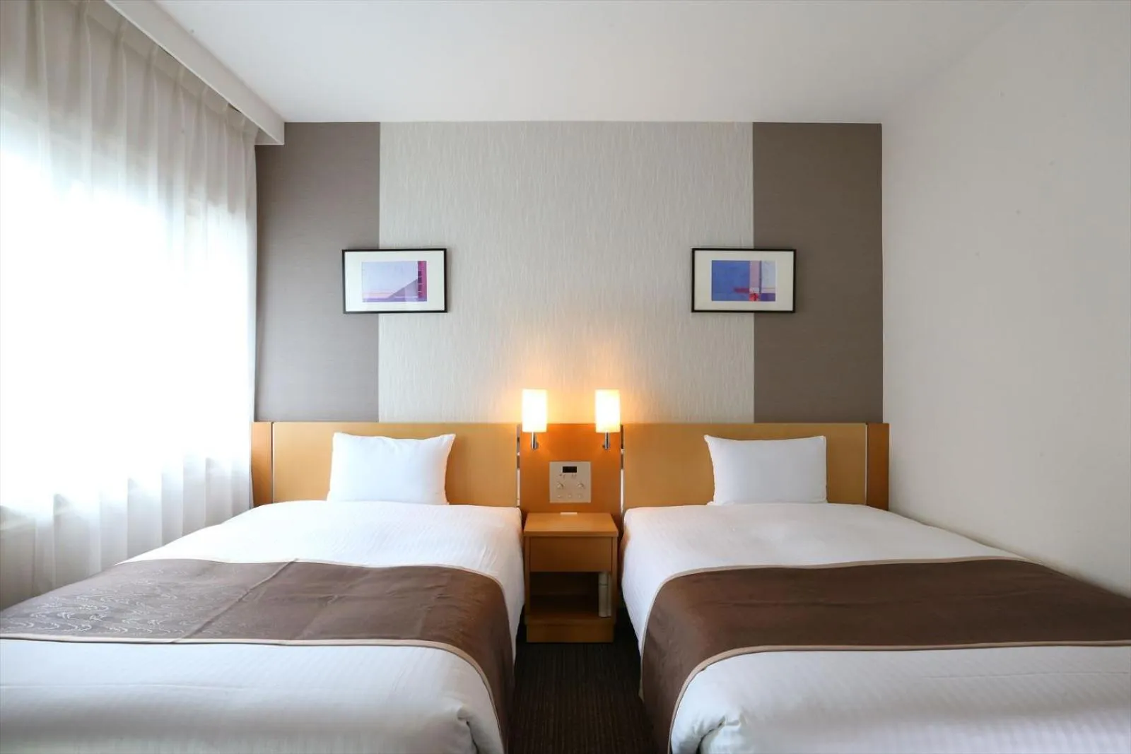 Bed in Hotel Hokke Club Oita