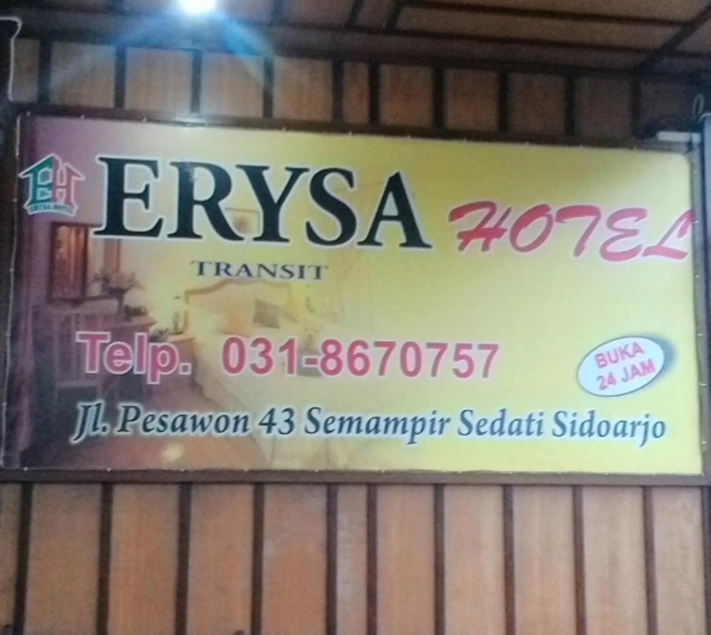 Property logo or sign in Hotel Erysa Juanda