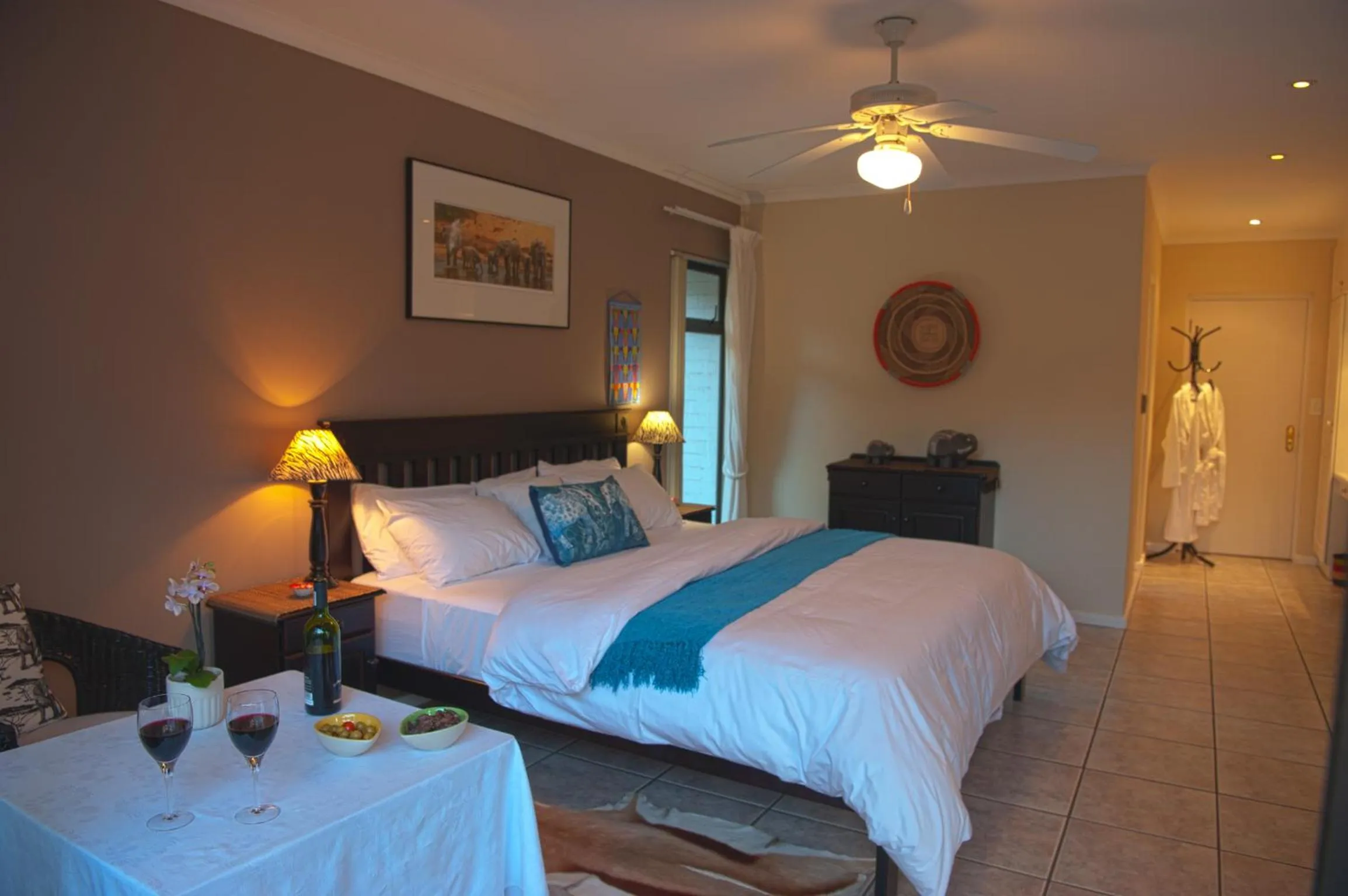 Patio, Bed in Easy Five Guest House