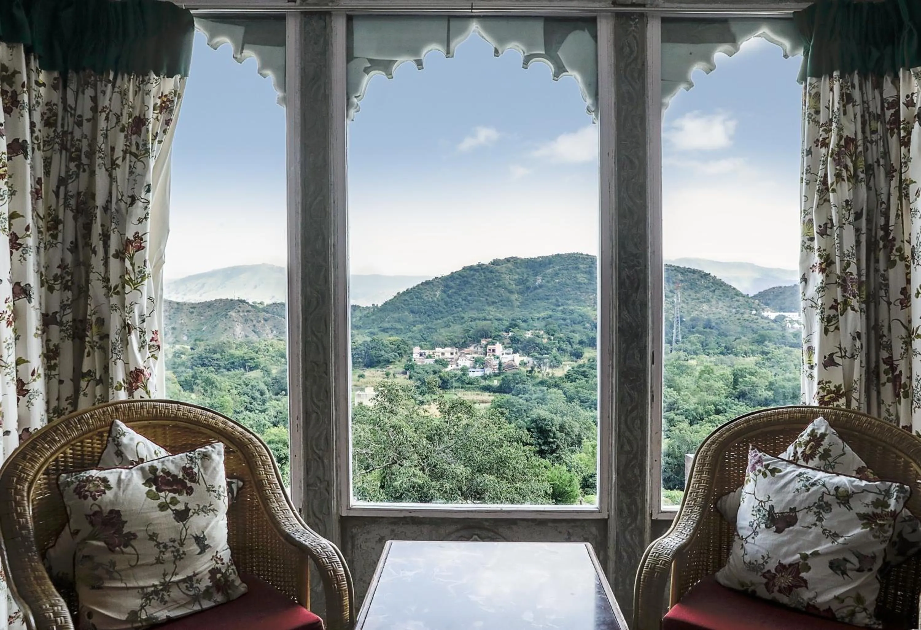 Mountain view in Shahpura Kumbhal Villas