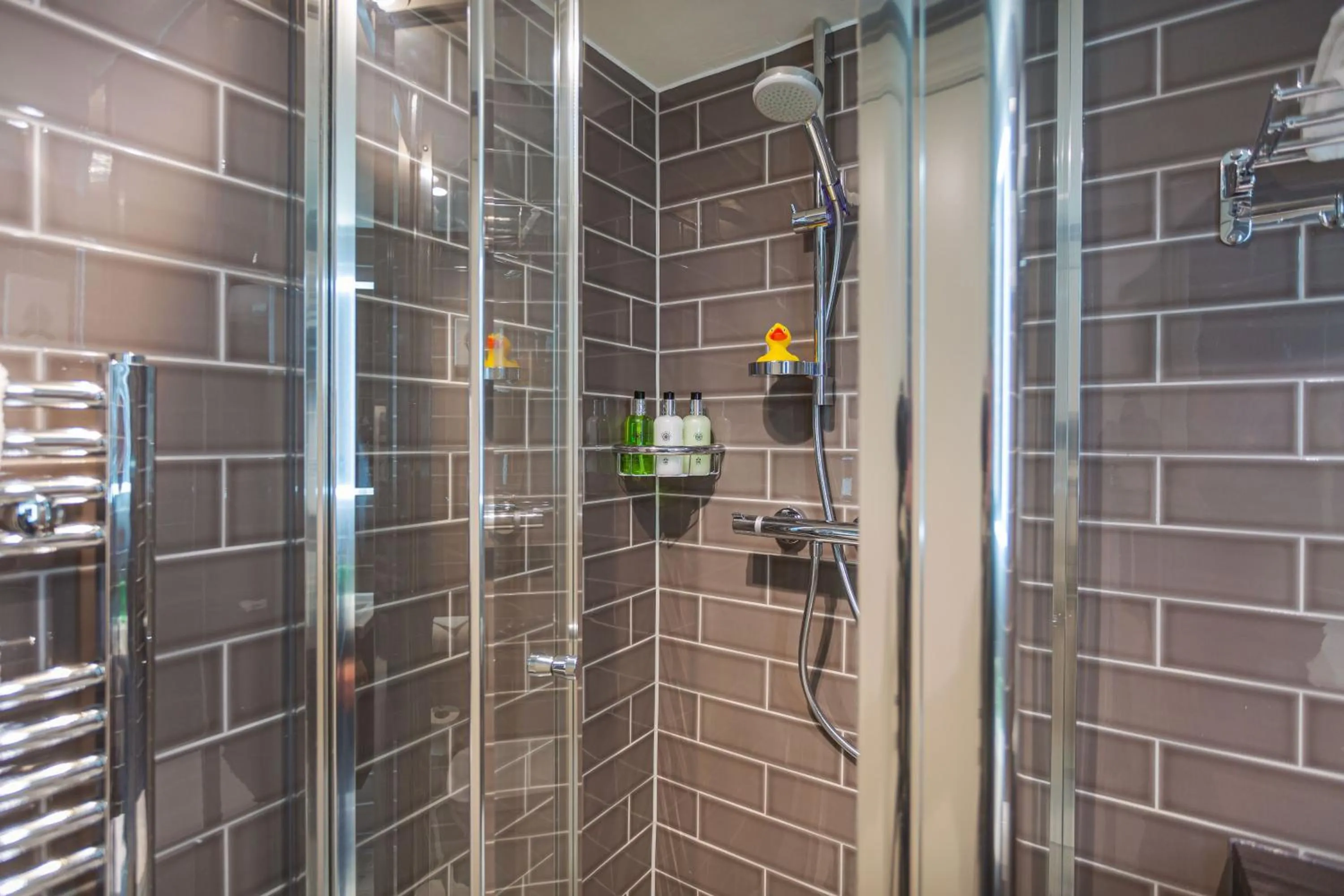 Shower in The Warwick Arms Hotel - The Coaching Inn Group