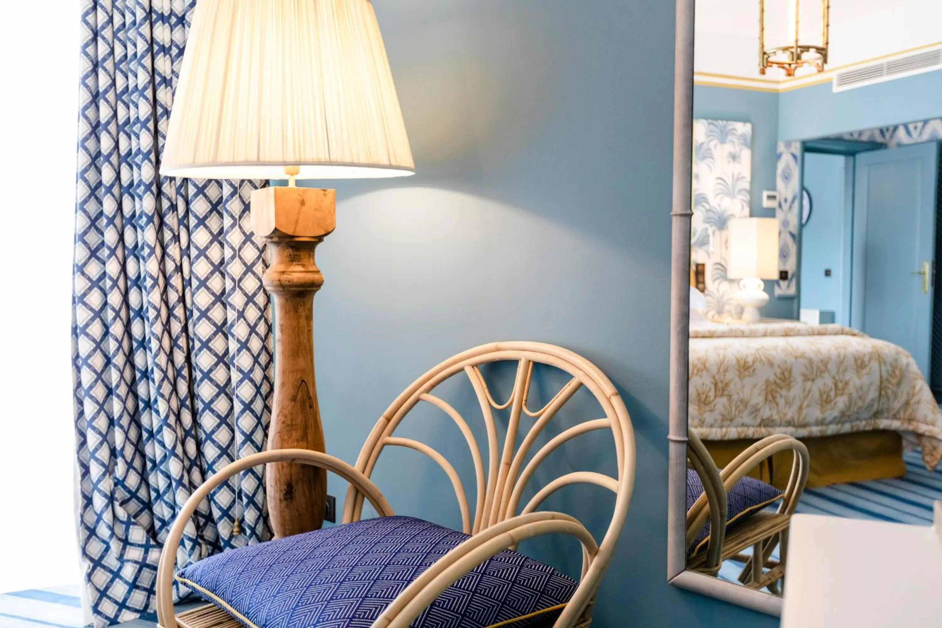 Decorative detail, Bed in The Albatroz Hotel