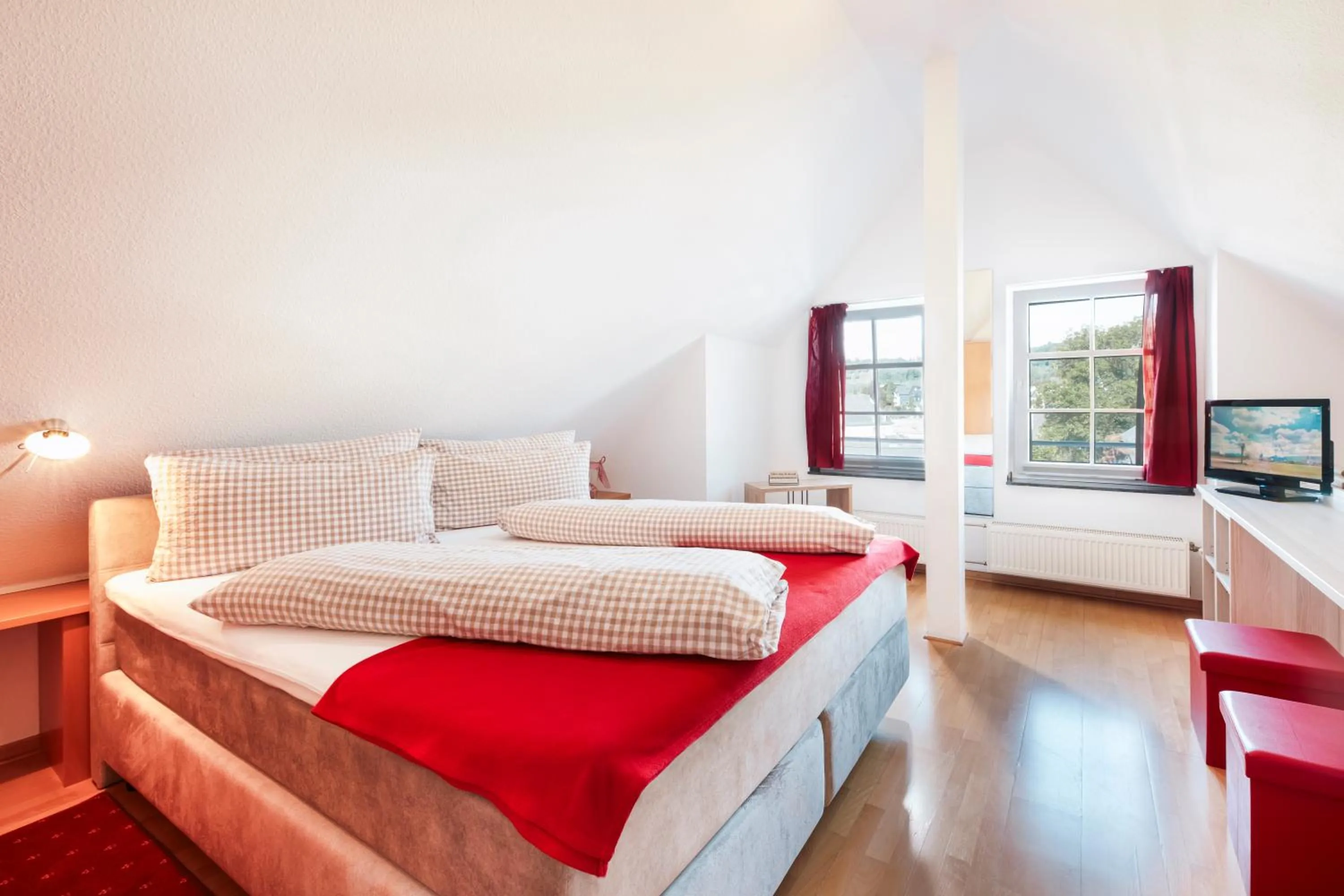 Bed in Hotel Garni Dorfkammer