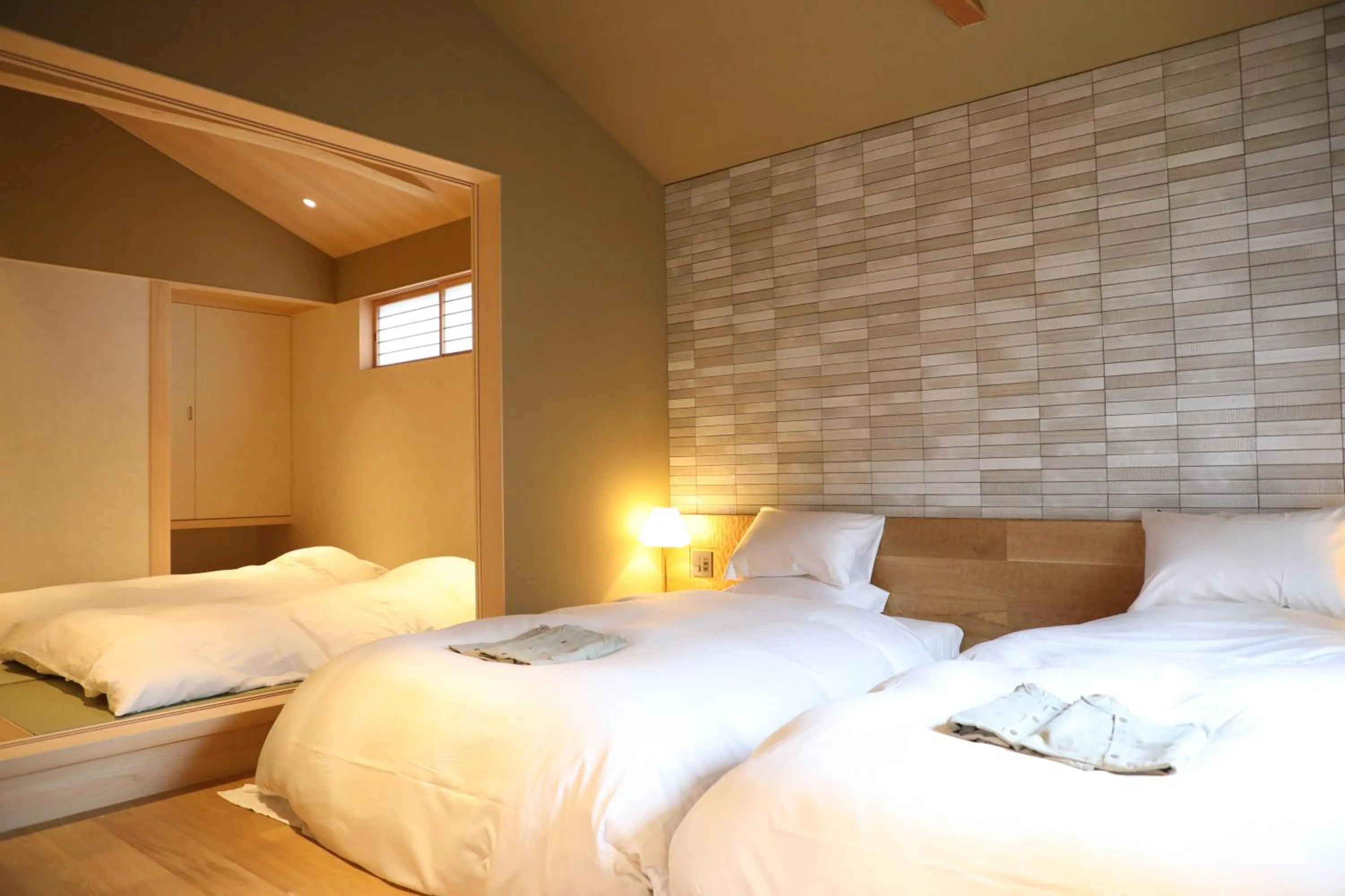 Bedroom, Bed in Campton Kiyomizu Vacation Rental