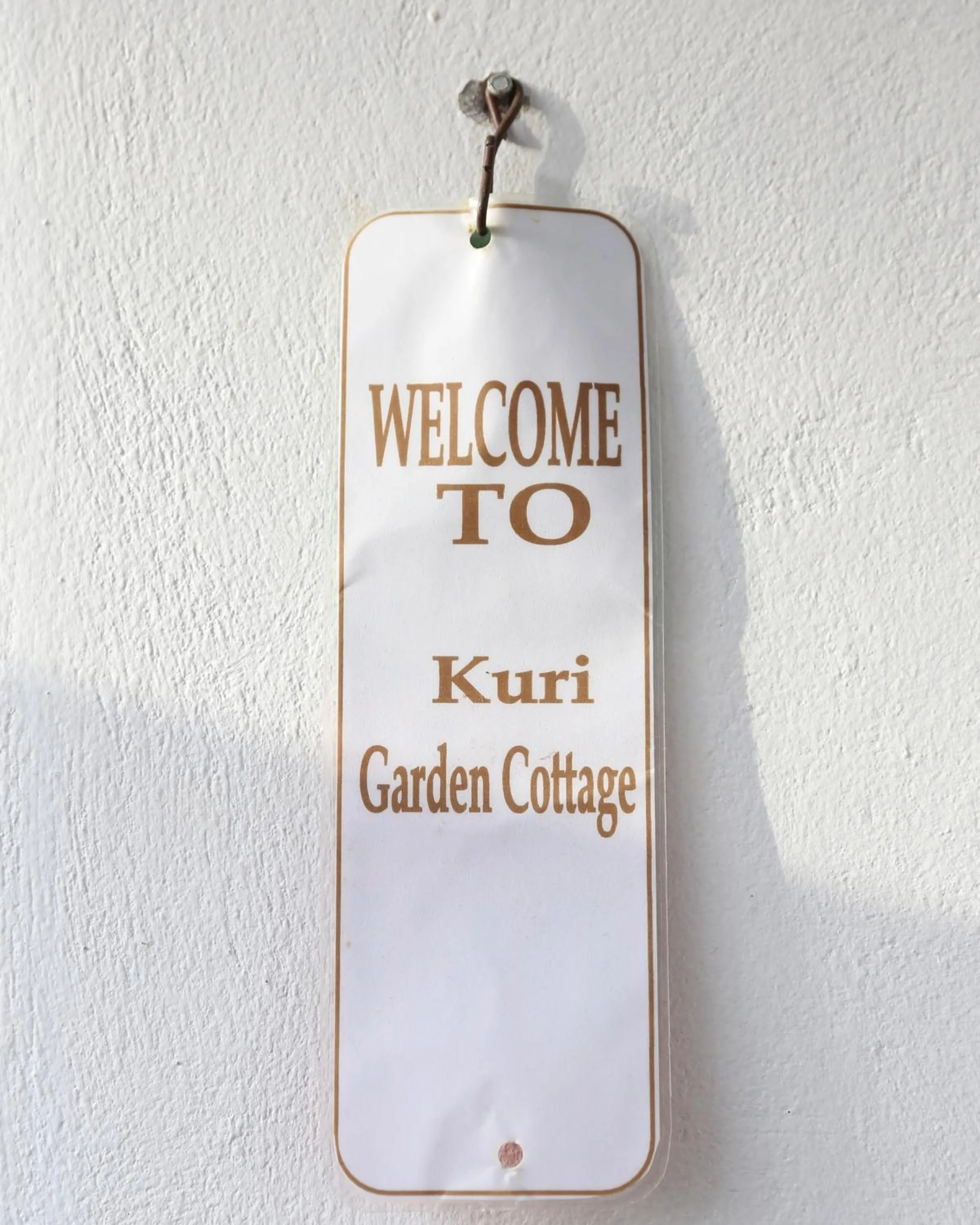 Logo/Certificate/Sign in Kuri Garden Cottage