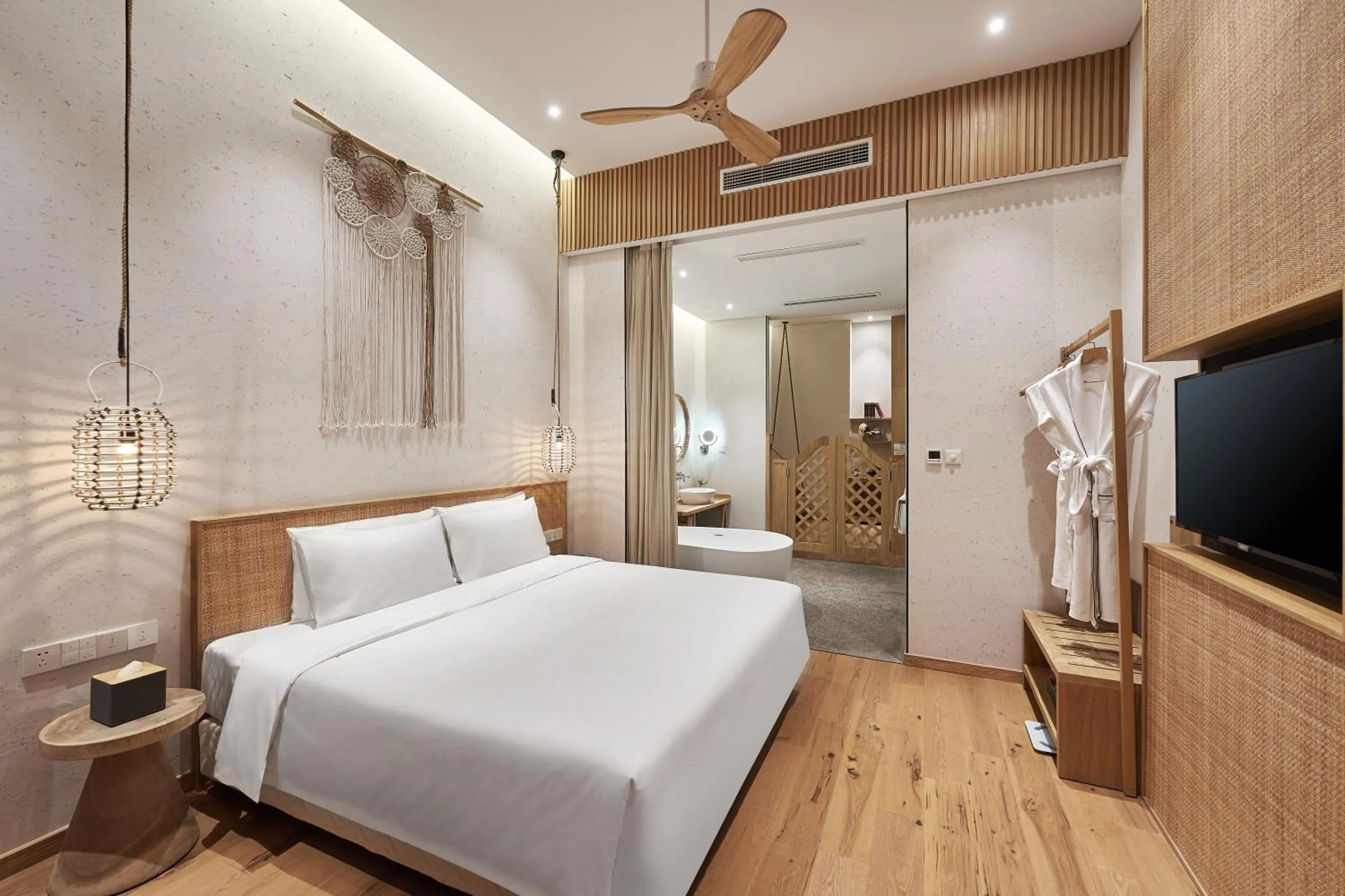 Bed in Manli Hotel Shanghai Pudong Airport Branch -Provide free shuttle buses to Pudong Airport and Disneyland