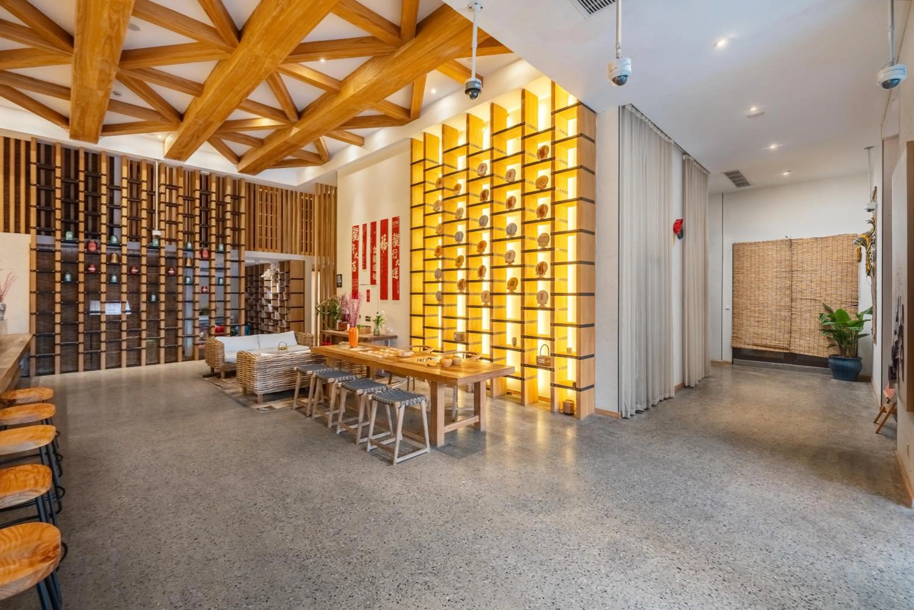 Seating area in Manli Hotel Shanghai Pudong Airport Branch -Provide free shuttle buses to Pudong Airport and Disneyland