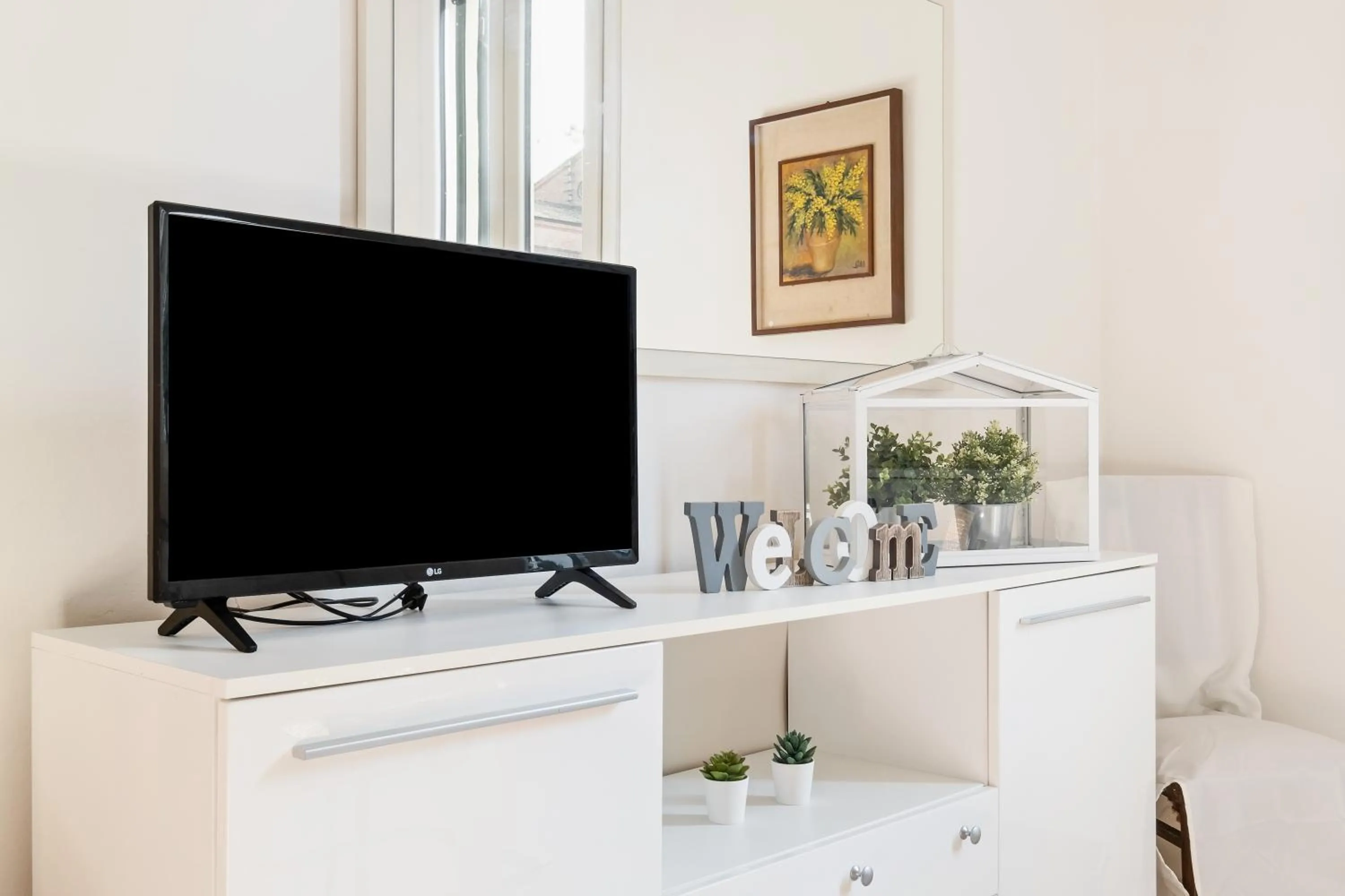 Living room in Marconi Airport Cozy Dream Flat