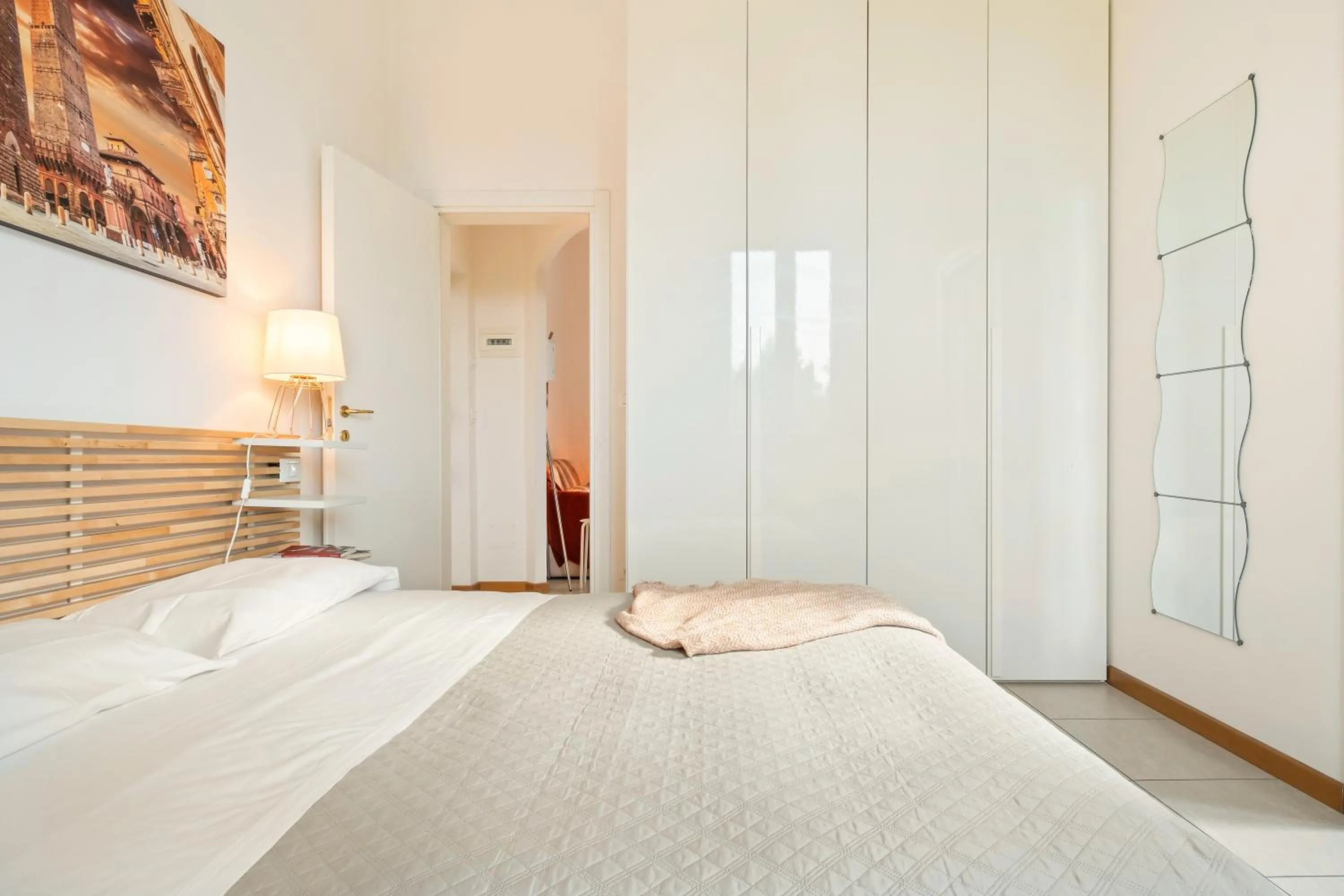 Bedroom, Bed in Marconi Airport Cozy Dream Flat