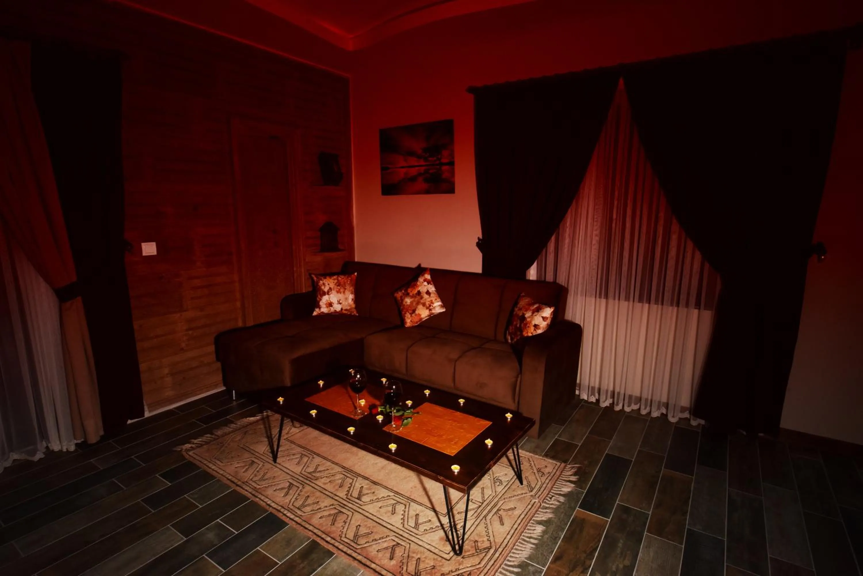 Seating area in EL NAZAR STONE SUİTE