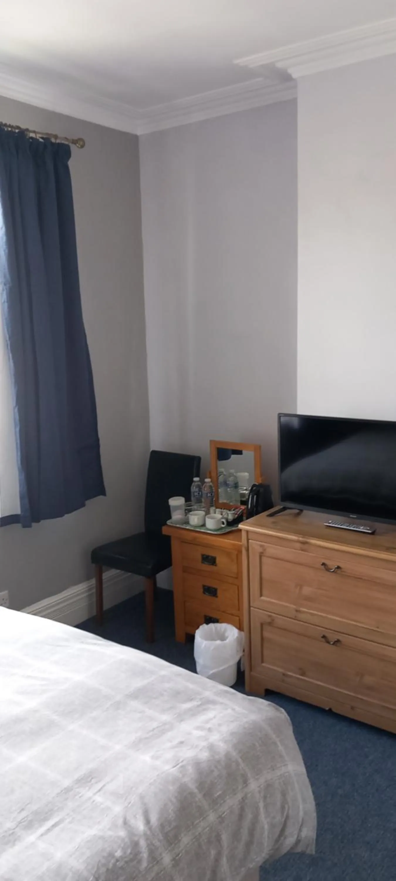 Bed in Ty Castell Guest House