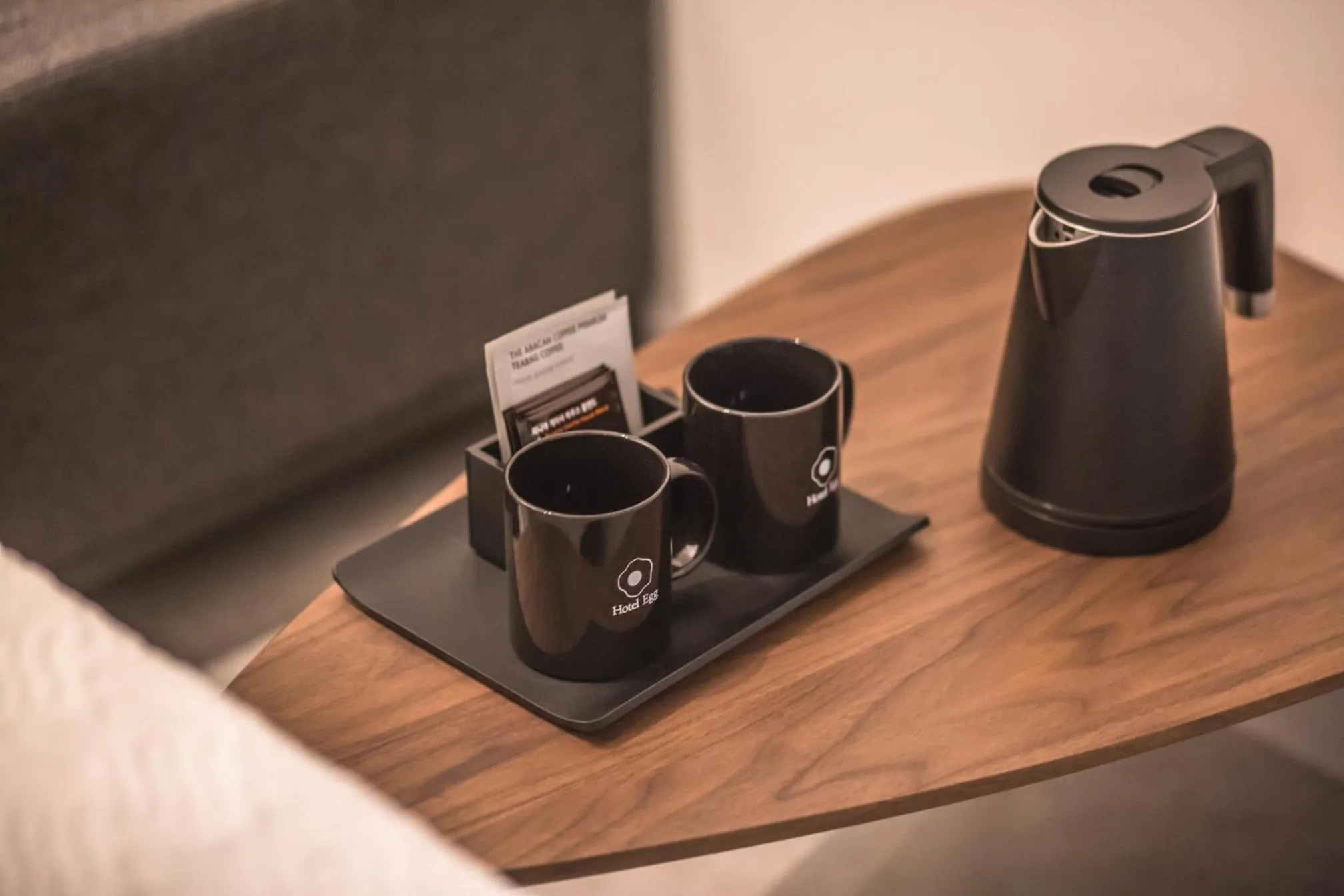 Coffee/tea facilities in Hotel Egg