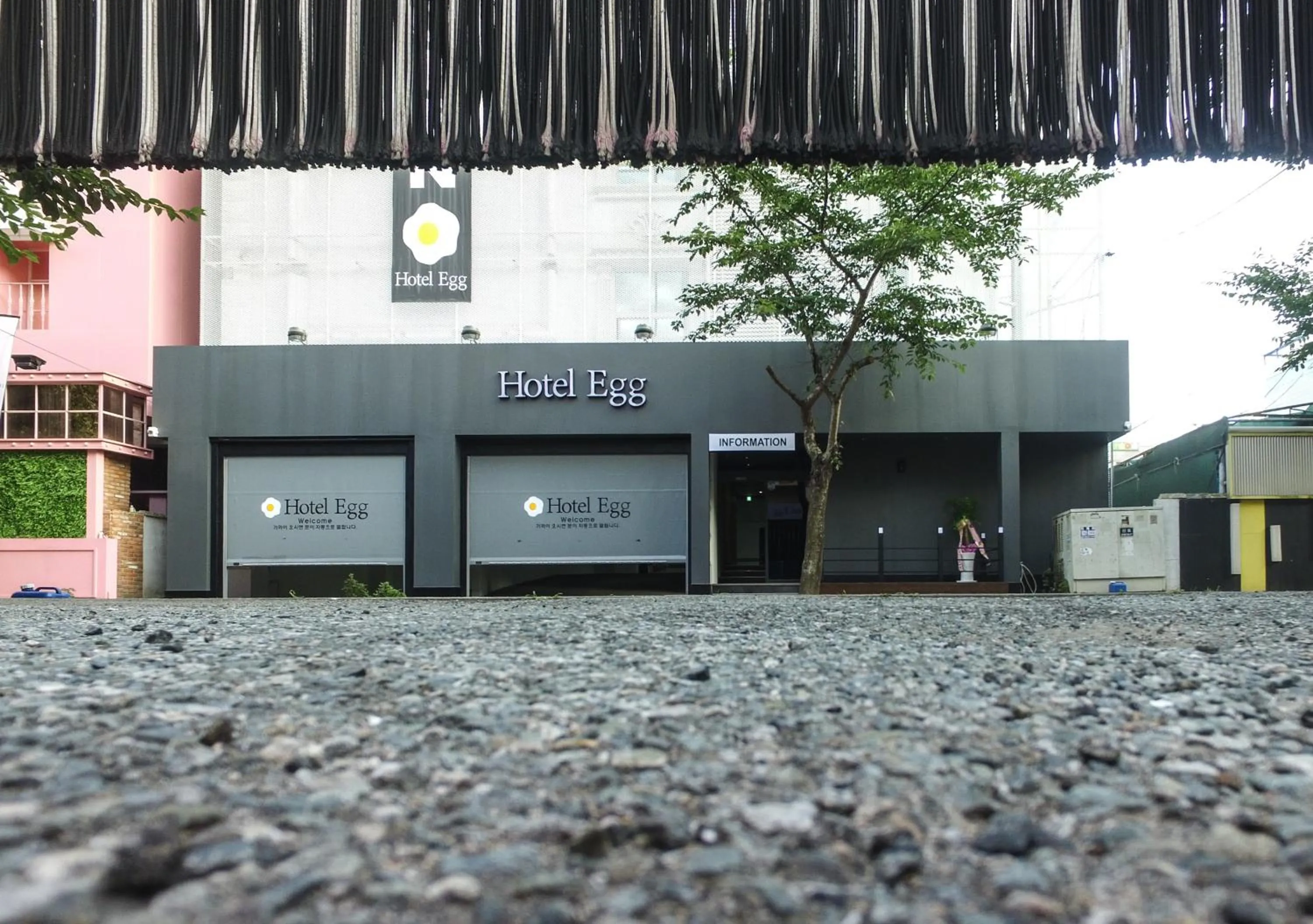 Property building in Hotel Egg