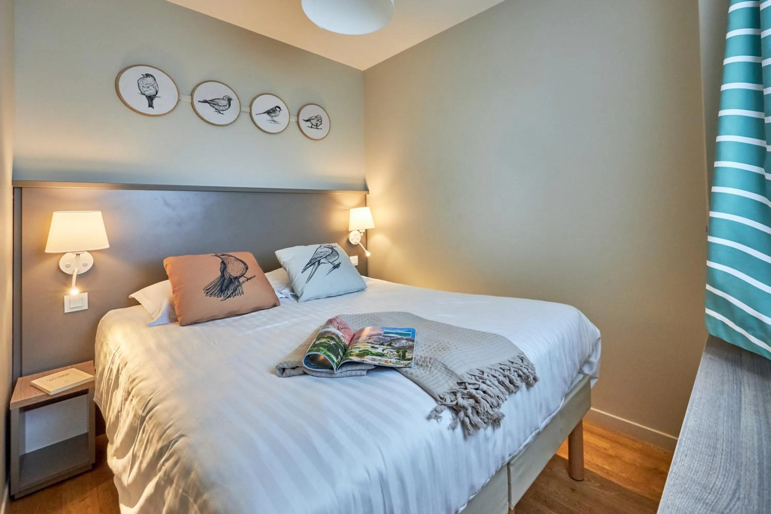 Bed in Pierre & Vacances Résidence Le Chant des Oiseaux