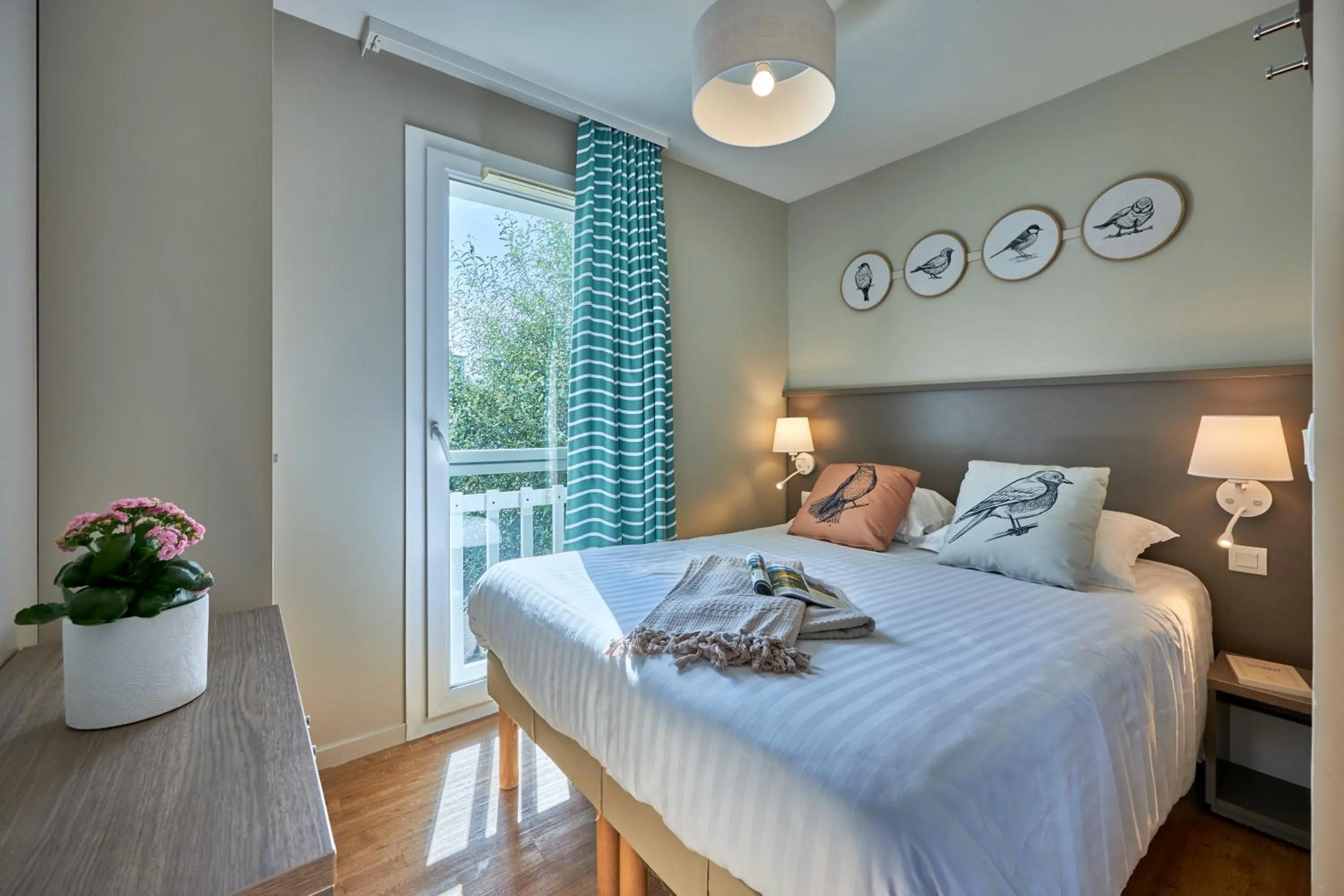 Bed in Pierre & Vacances Résidence Le Chant des Oiseaux