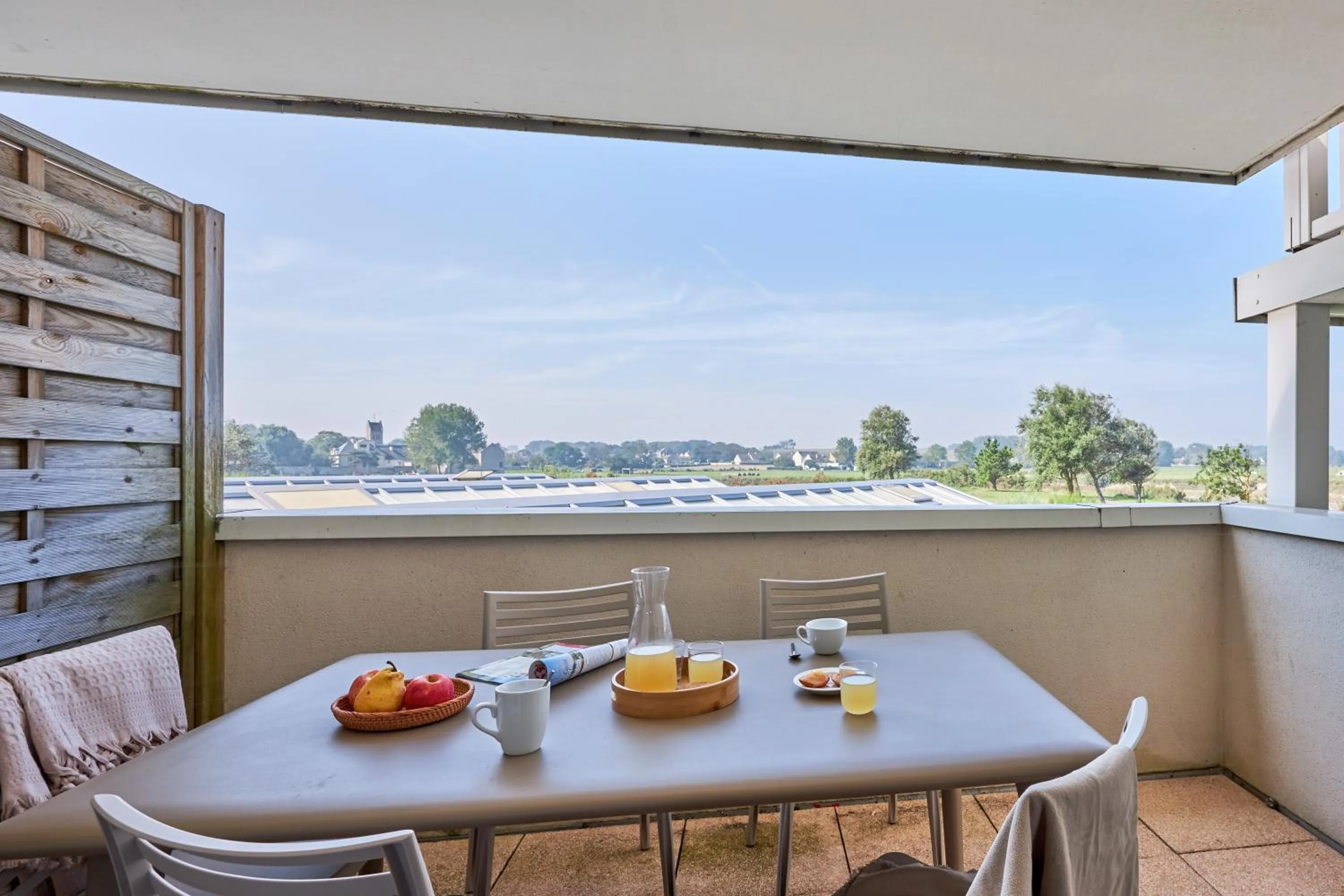 Patio in Pierre & Vacances Résidence Le Chant des Oiseaux