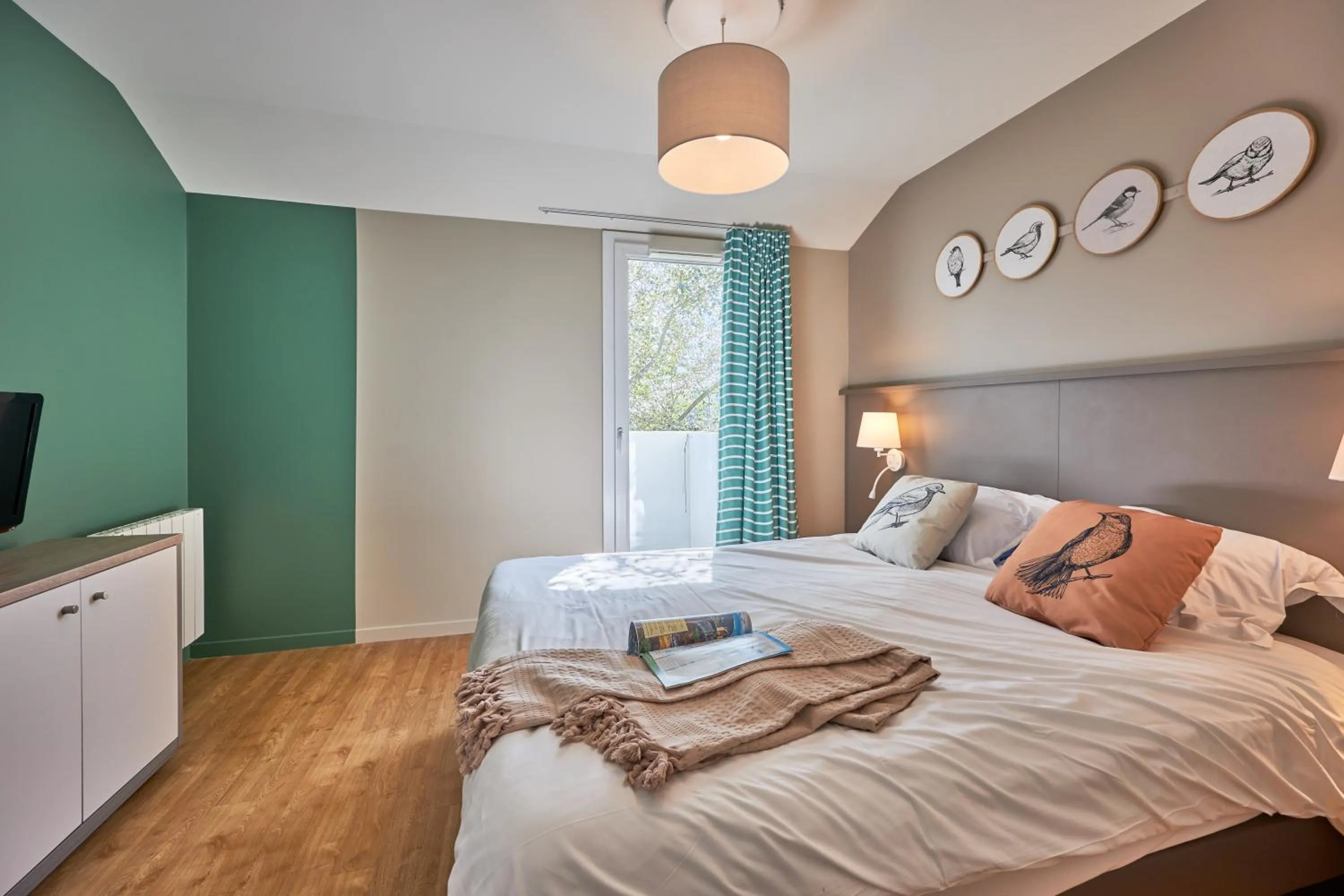 Bed in Pierre & Vacances Résidence Le Chant des Oiseaux