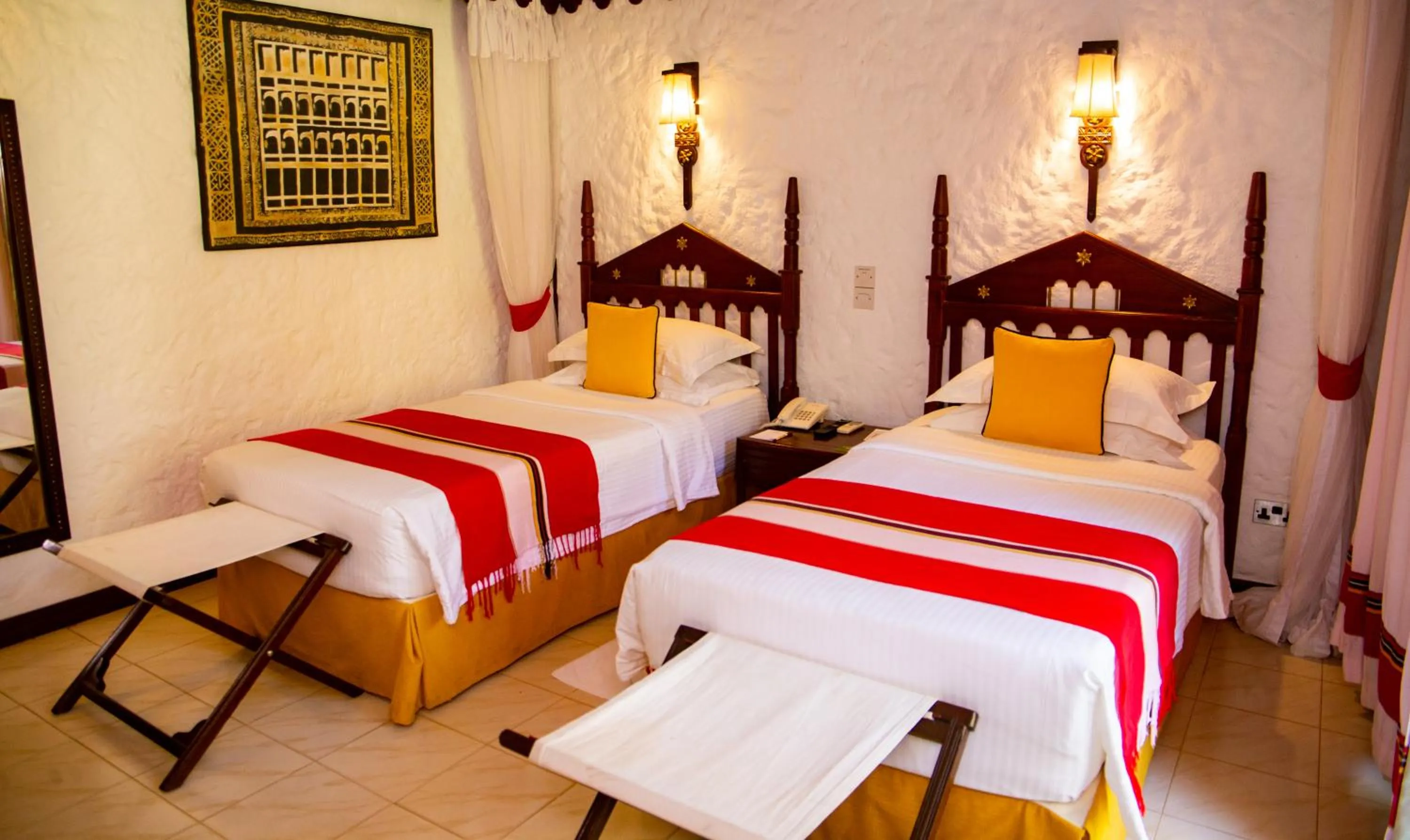 Bed in Serena Beach Resort & Spa