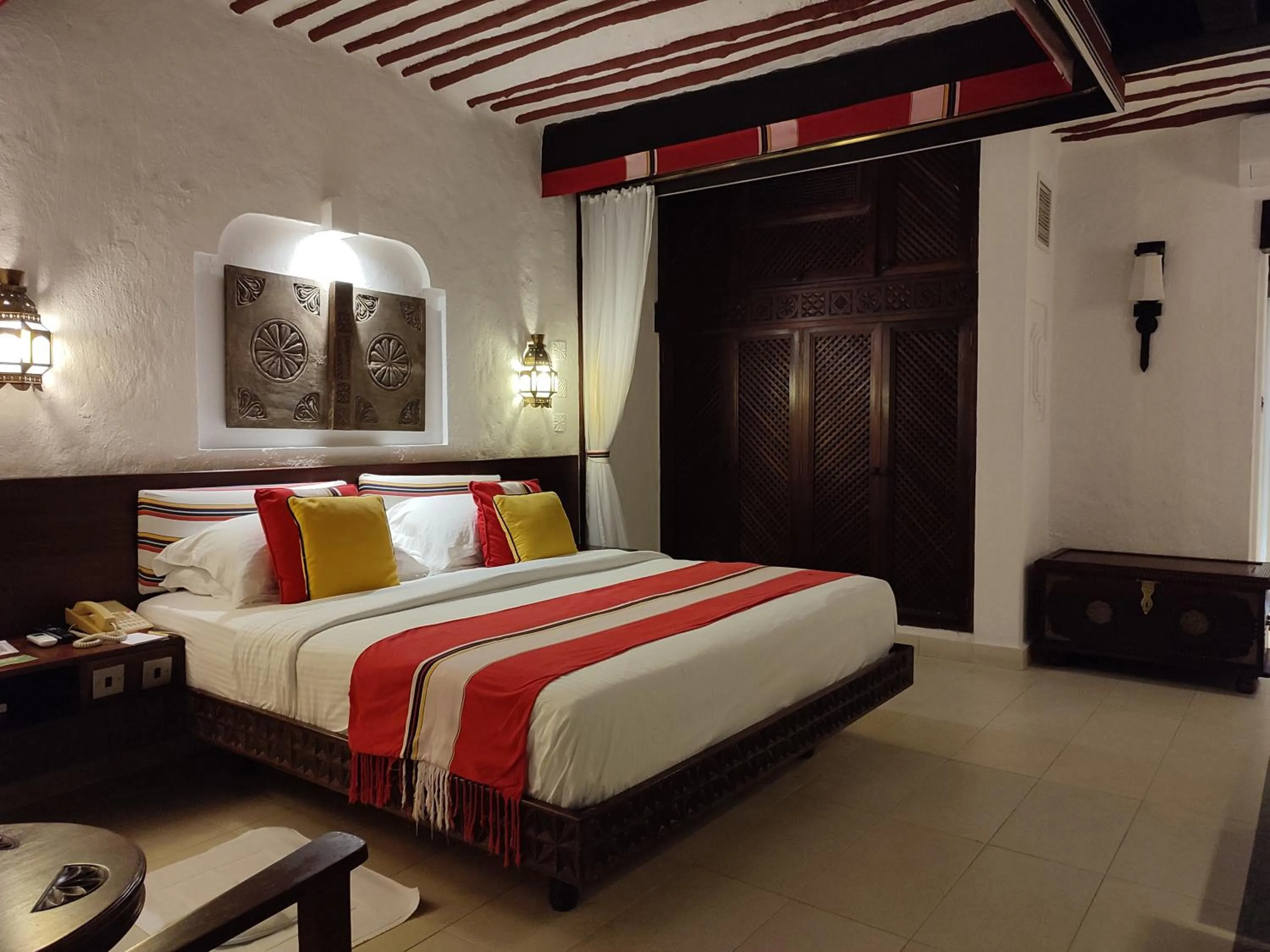 Bed in Serena Beach Resort & Spa