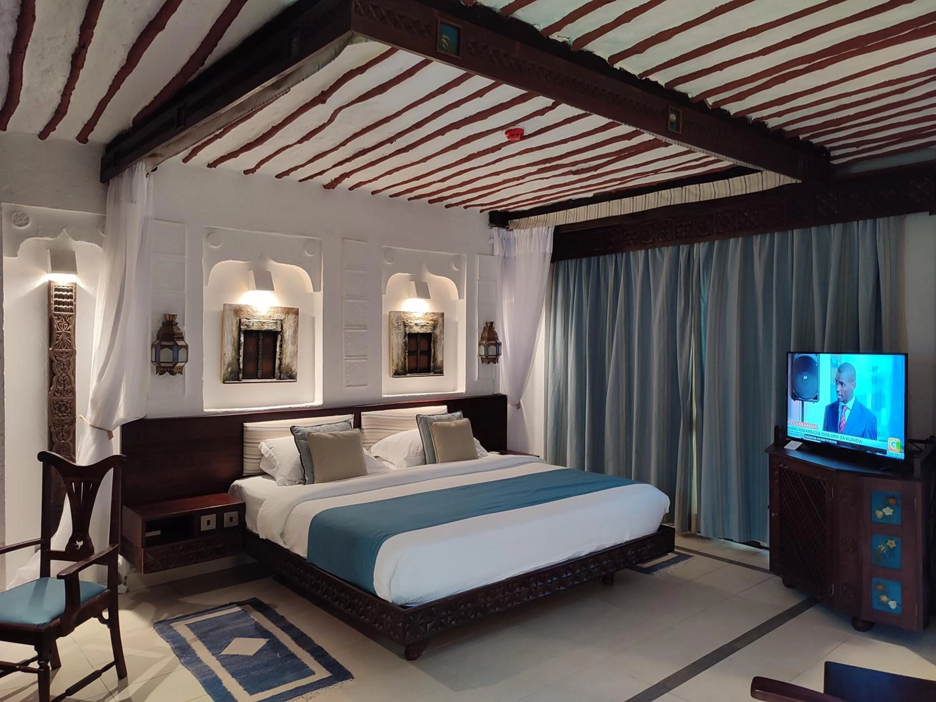 Bed in Serena Beach Resort & Spa