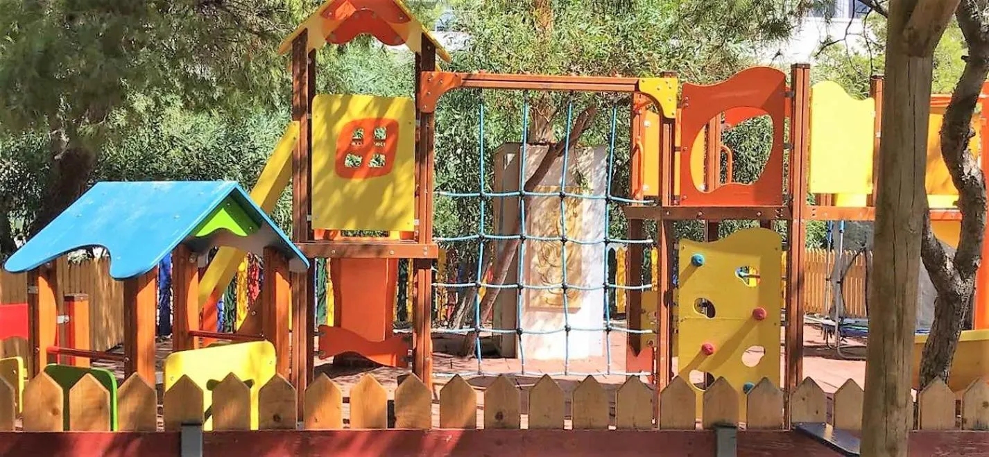Children play ground in SUN HOTEL KINETA Beach Front
