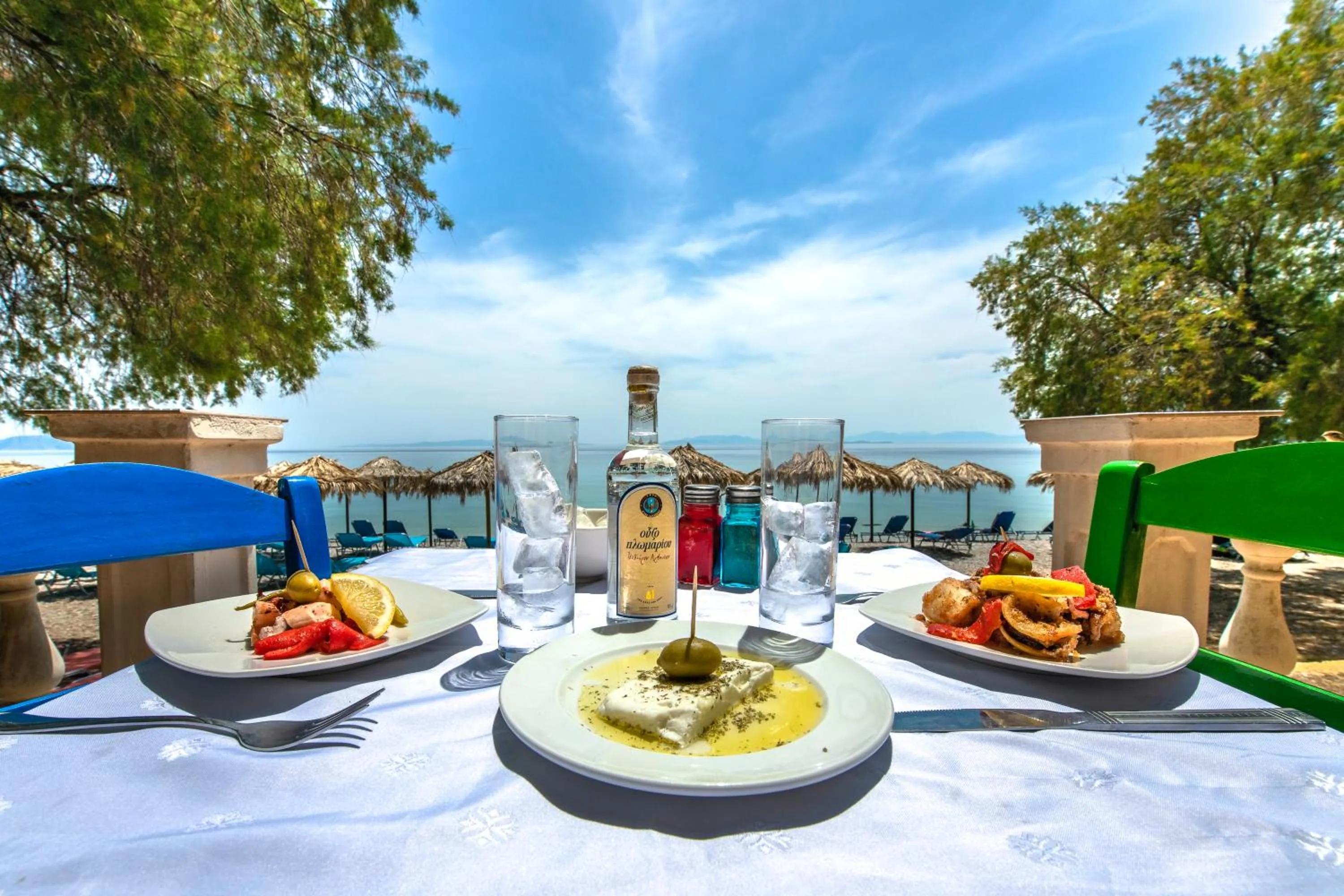 Food close-up in SUN HOTEL KINETA Beach Front