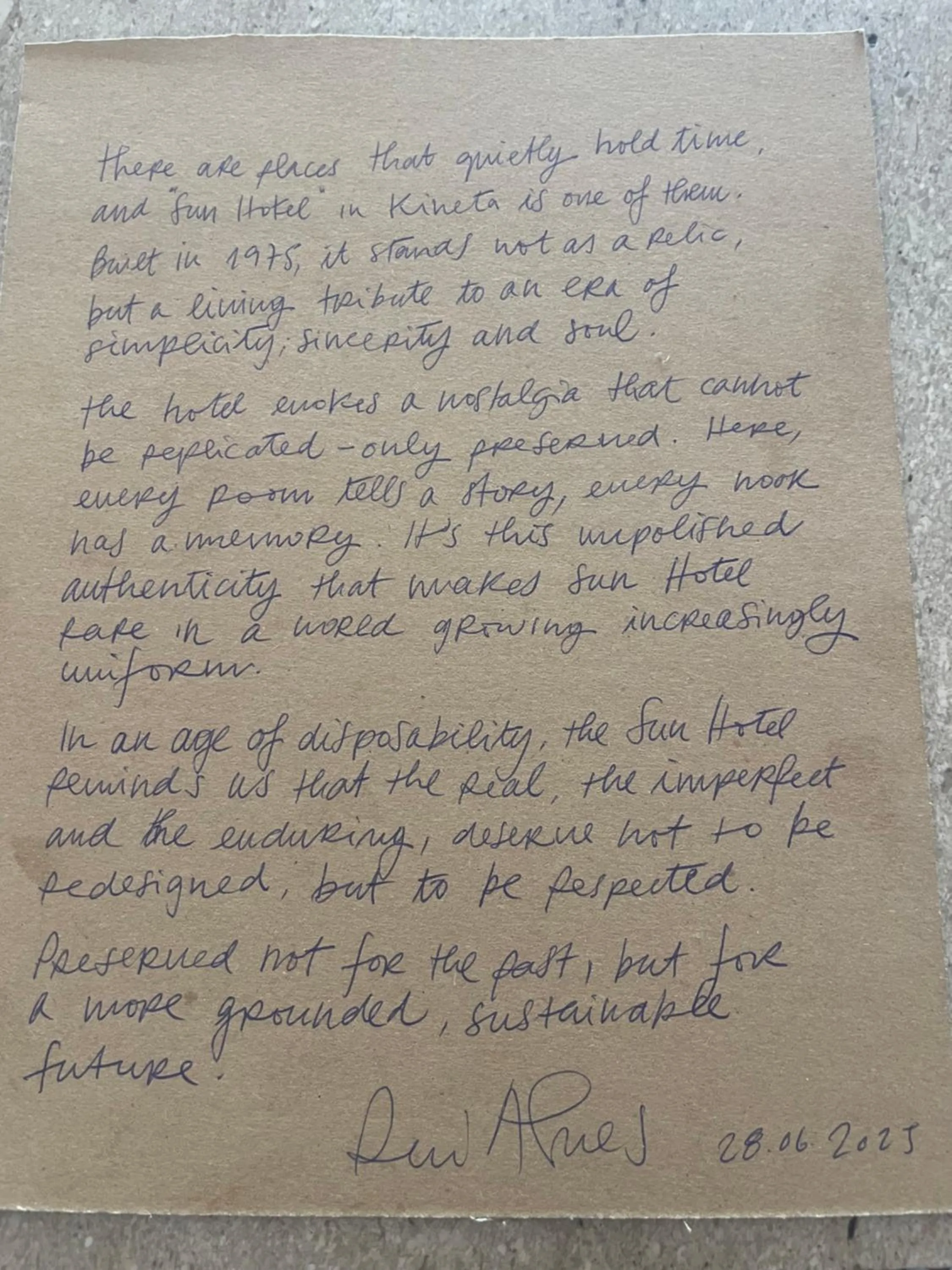 Property building in SUN HOTEL KINETA Beach Front