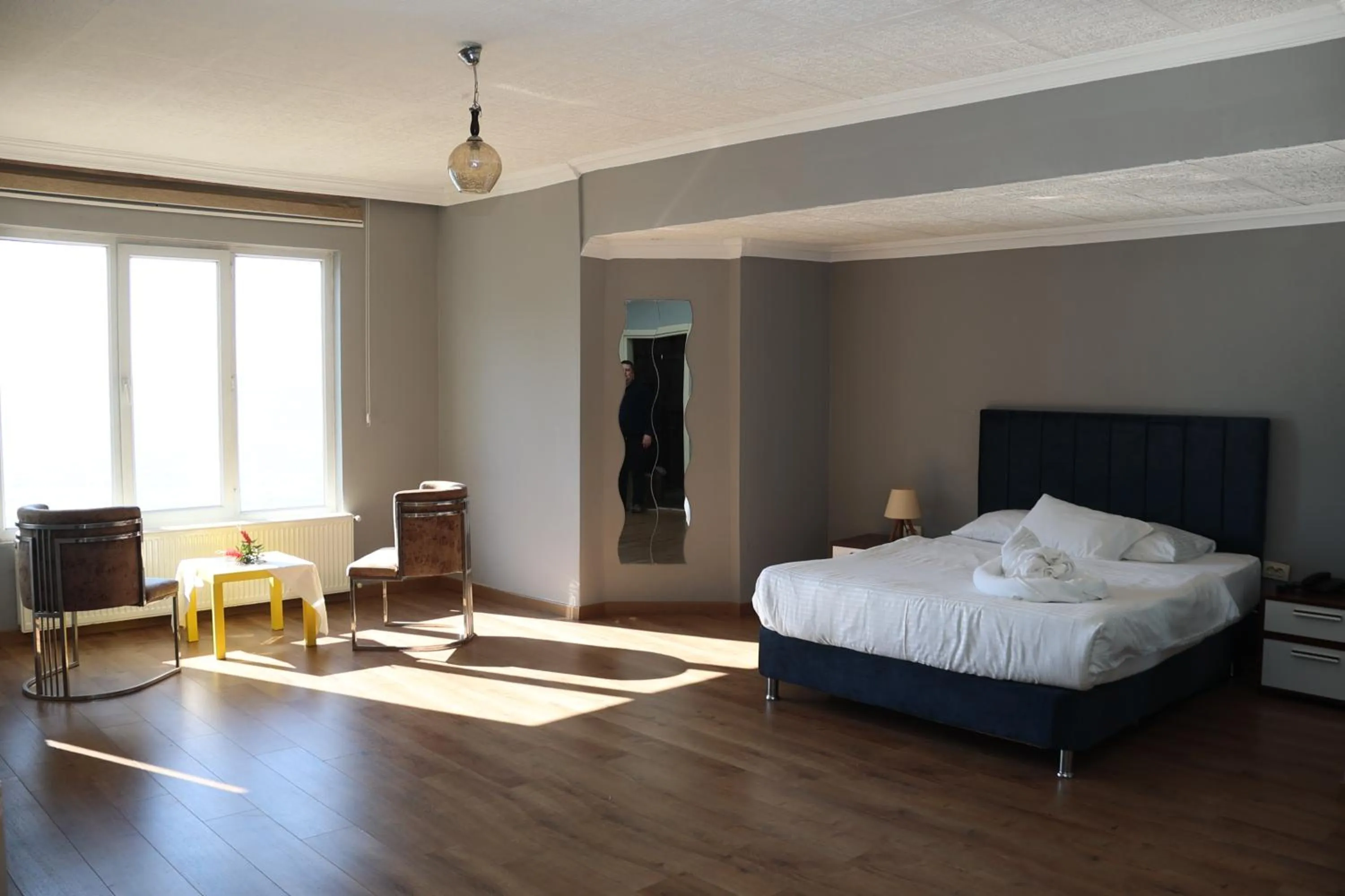 Photo of the whole room, Bed in Grand Koru Hotel Beach