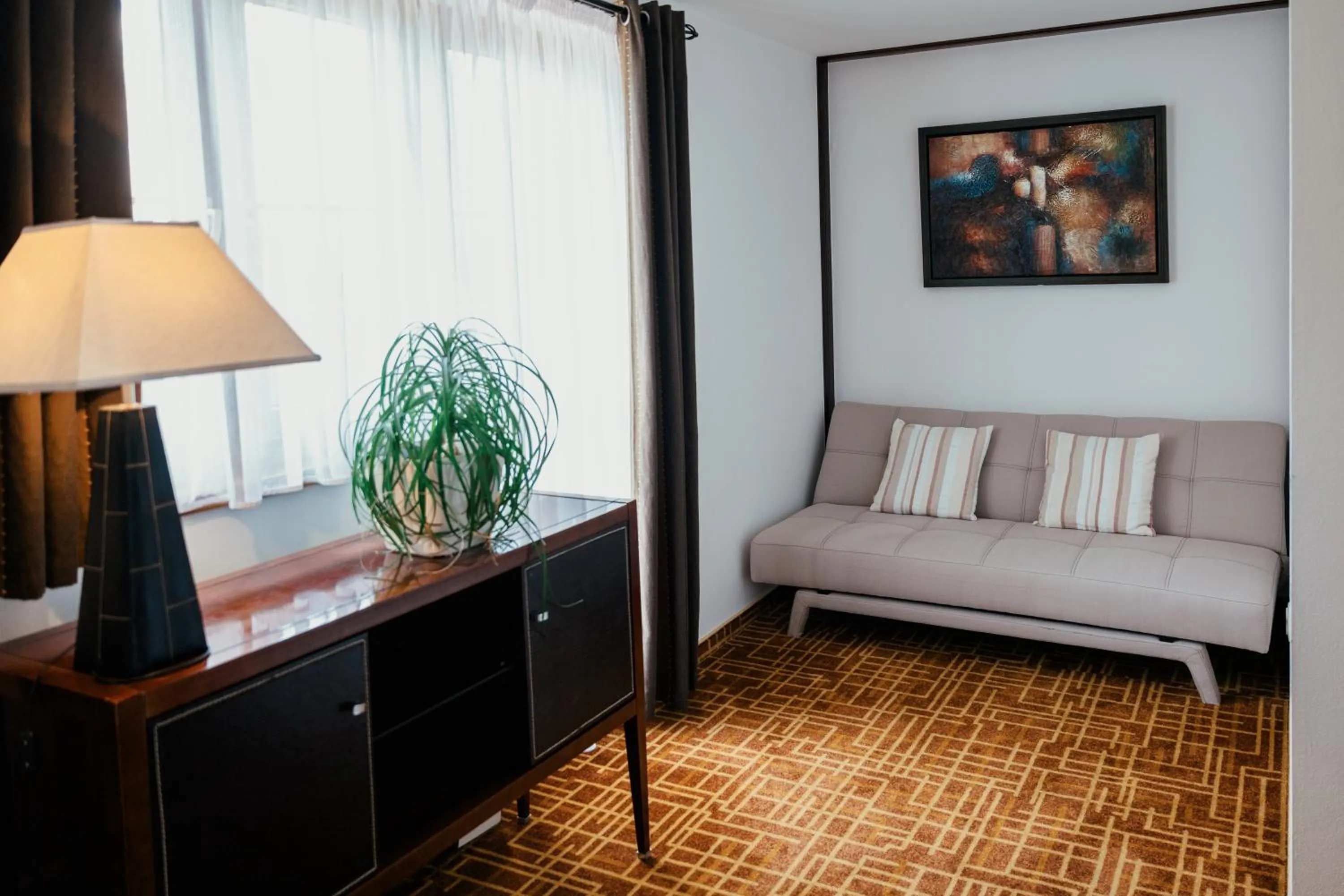 Seating area in Hotel Troyer
