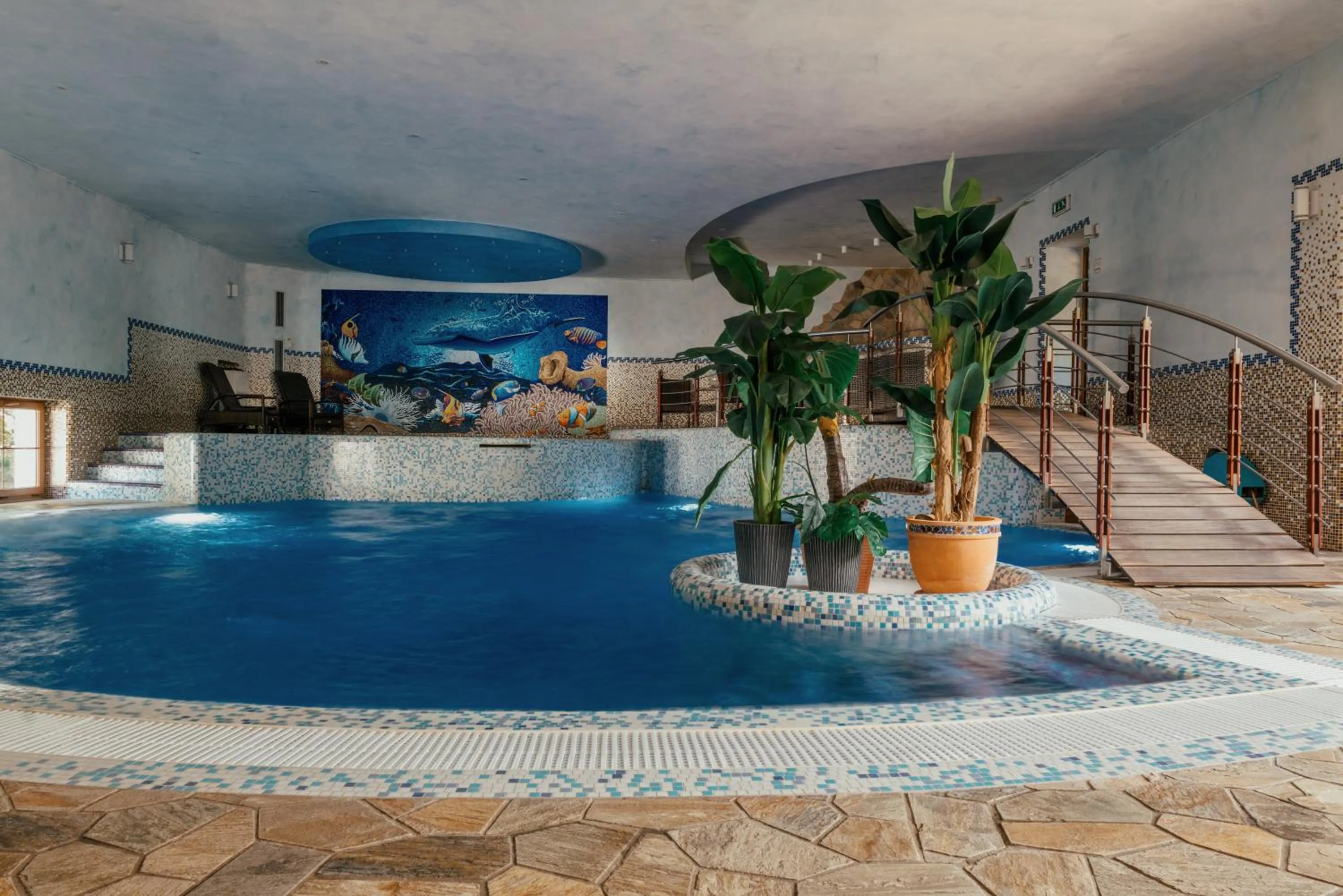 Hot Tub in Hotel Troyer