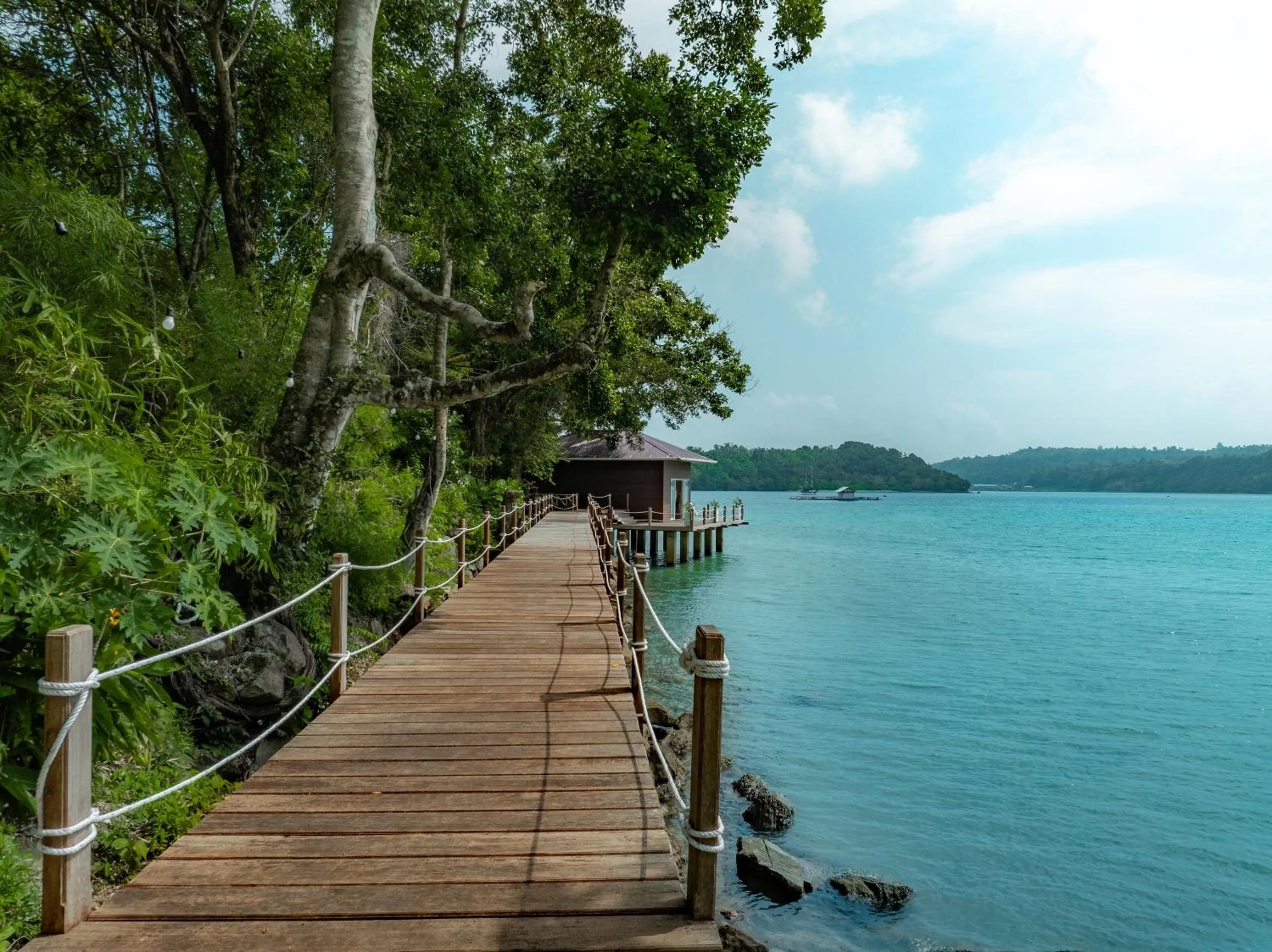 Property building in The Hawk's Nest Resort