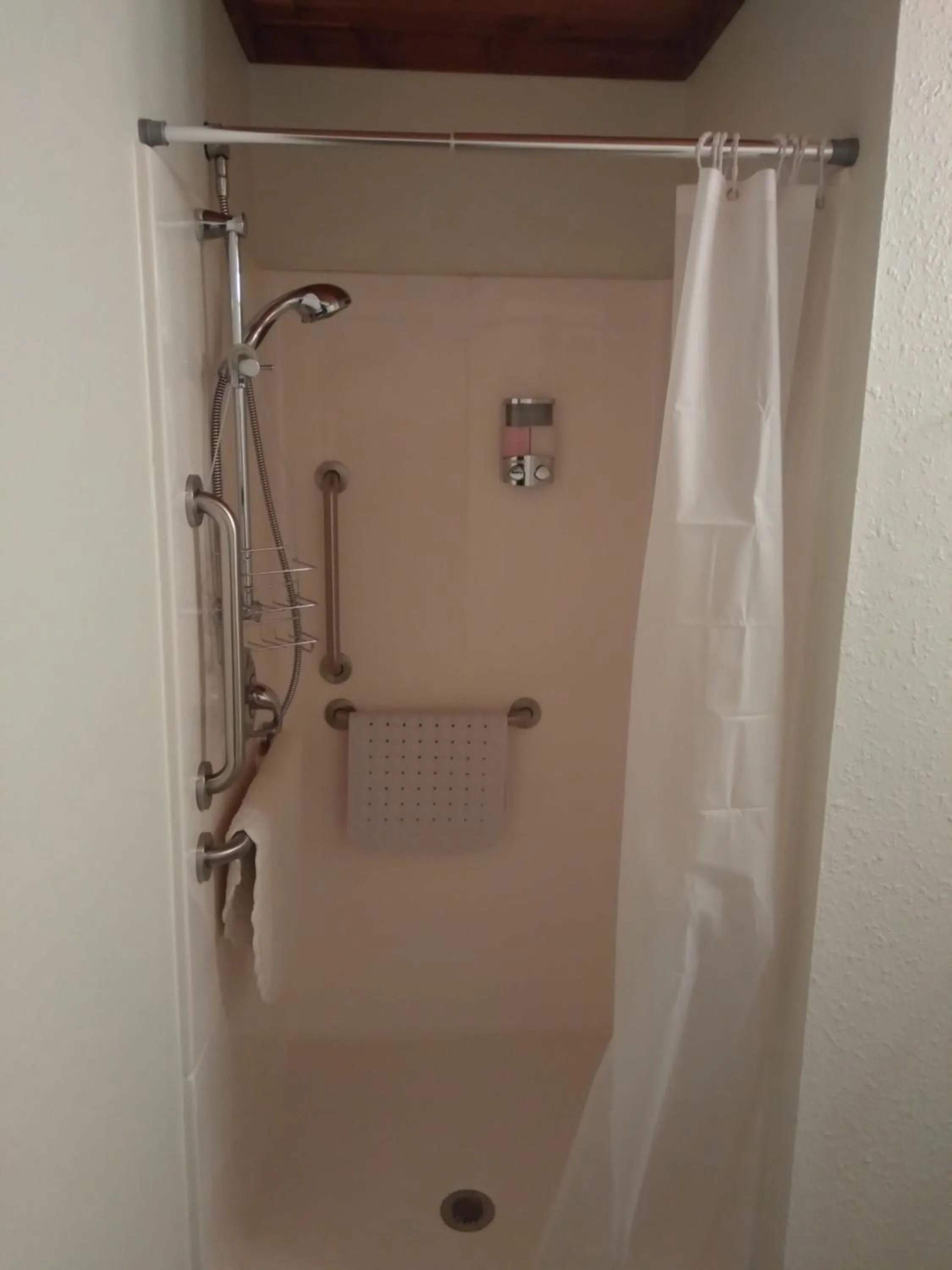 Shower in Comfort Zone Inn