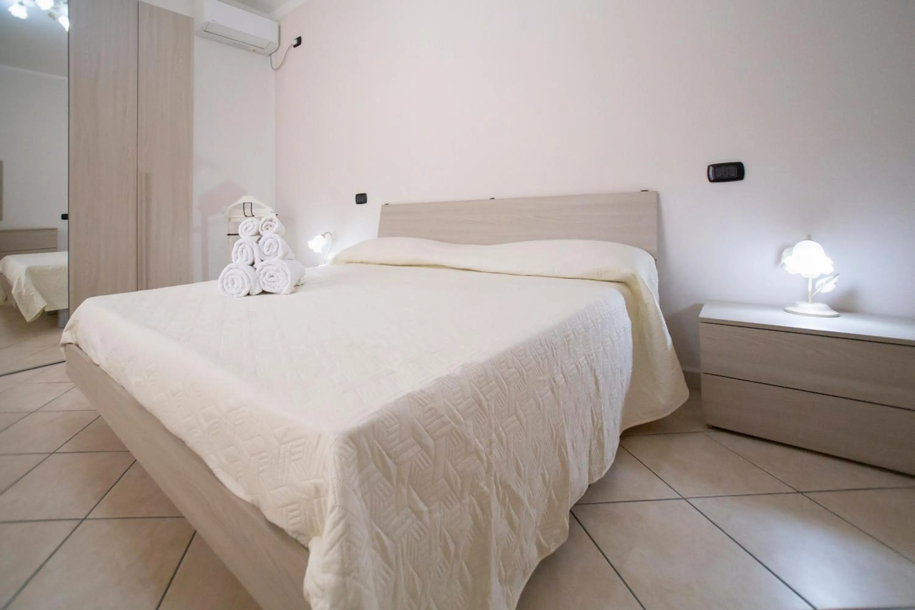 Bed in B&B NONNO MICHELE, CON cucina condivisa