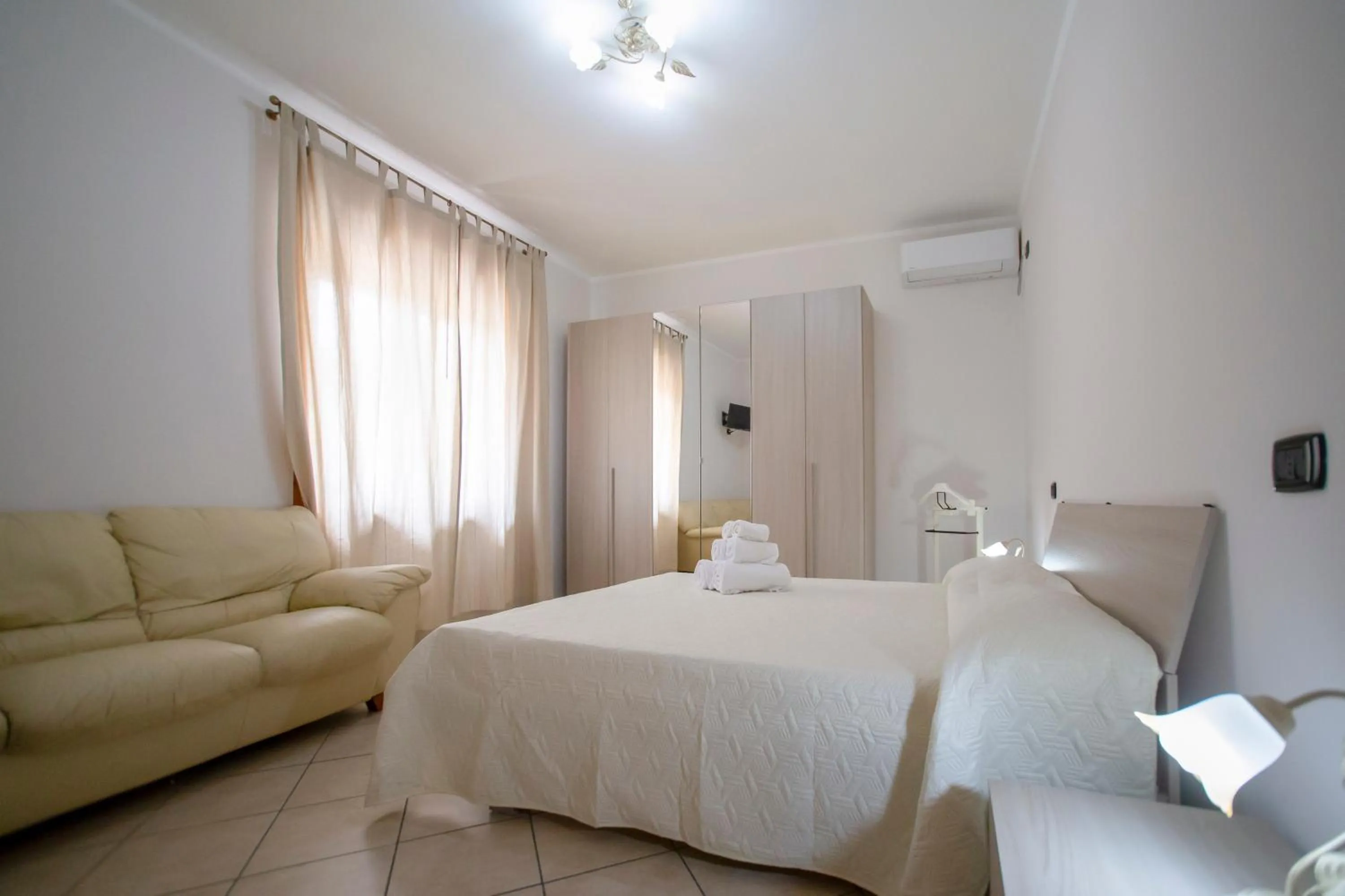 Bed in B&B NONNO MICHELE, CON cucina condivisa